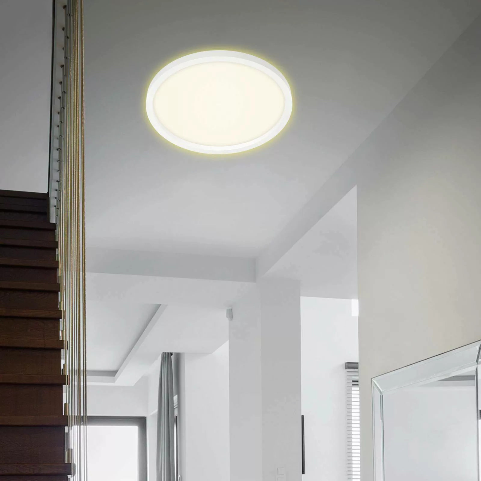 LED-Deckenlampe 7363, Ø 42 cm, weiß günstig online kaufen