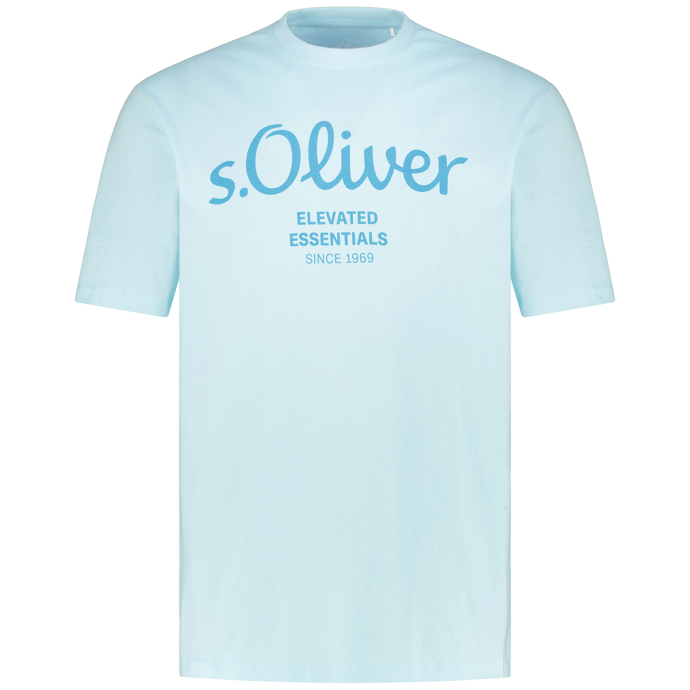 s.Oliver T-Shirt mit Label-Print günstig online kaufen