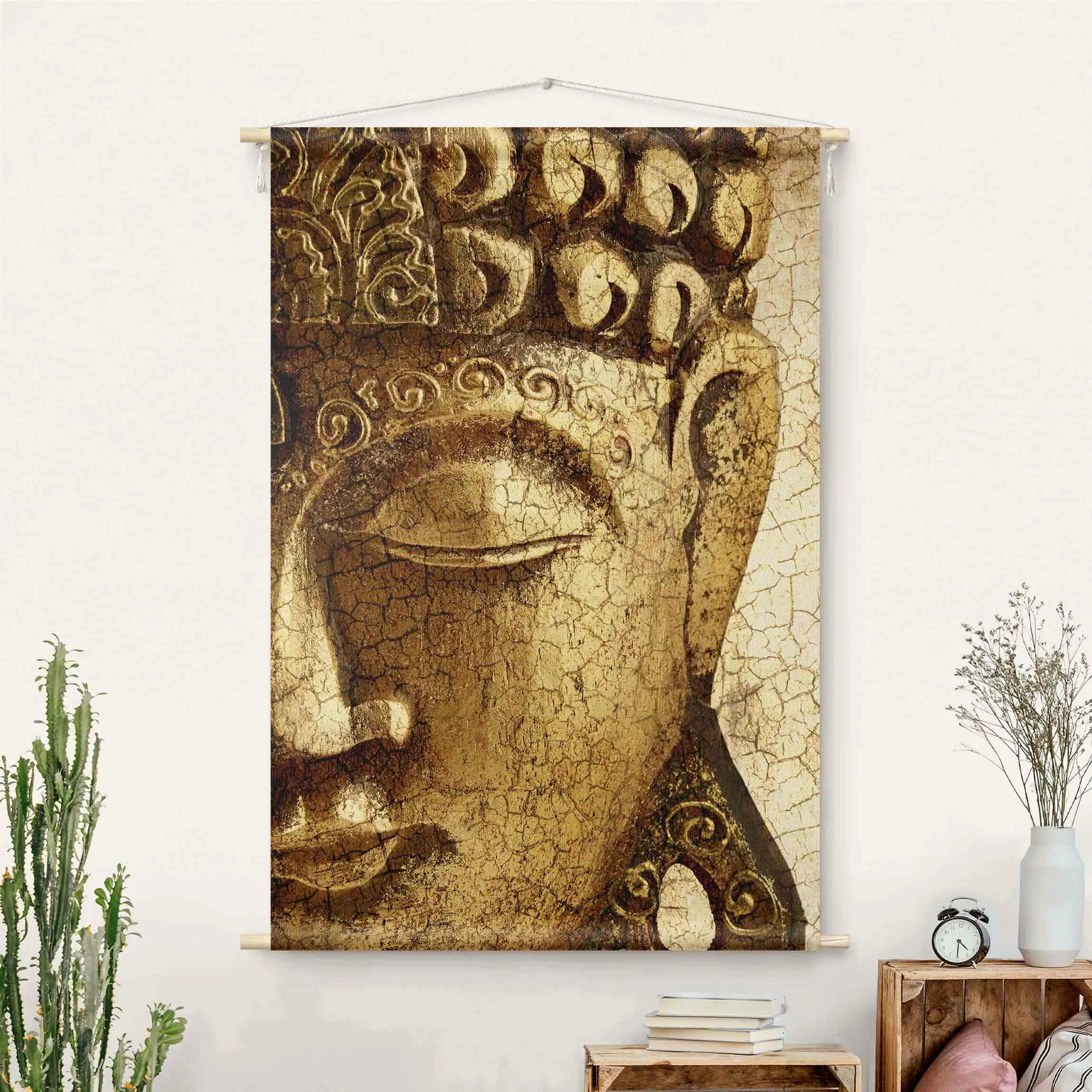 Wandteppich Vintage Buddha günstig online kaufen