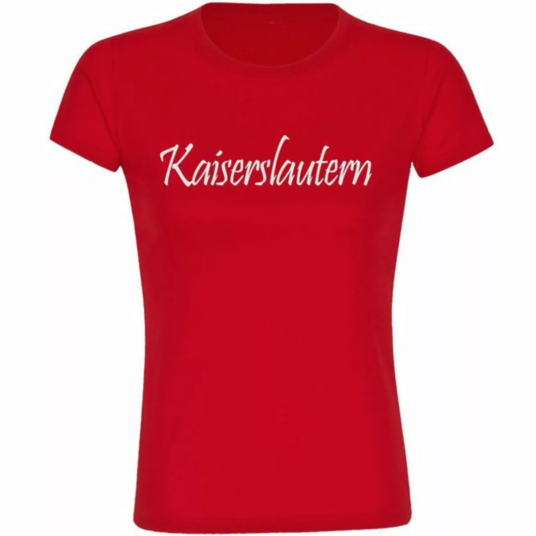 multifanshop T-Shirt Damen Kaiserslautern - Schriftzug - Frauen günstig online kaufen