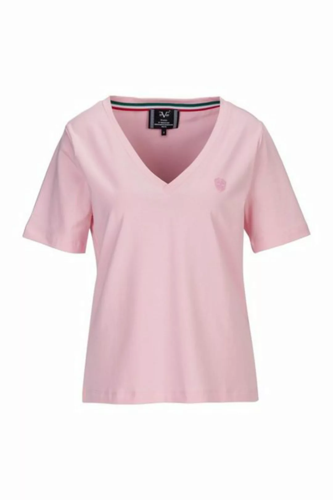 19V69 Italia by Versace T-Shirt BAILA Damen Basic V-Ausschnitt Kurzarm-Shir günstig online kaufen