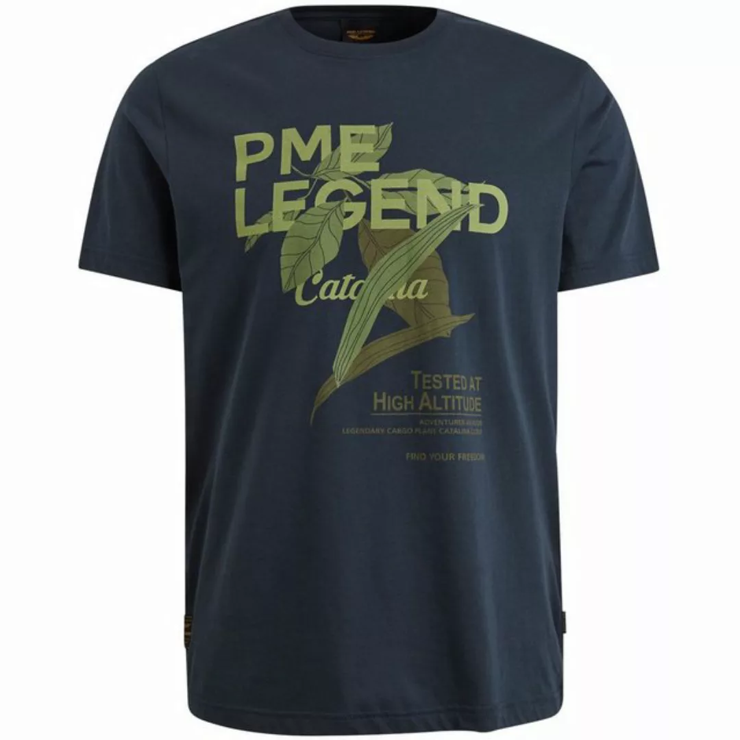 PME LEGEND T-Shirt - kurzarm Shirt - mit coolem Frontprint - Short sleeve r günstig online kaufen