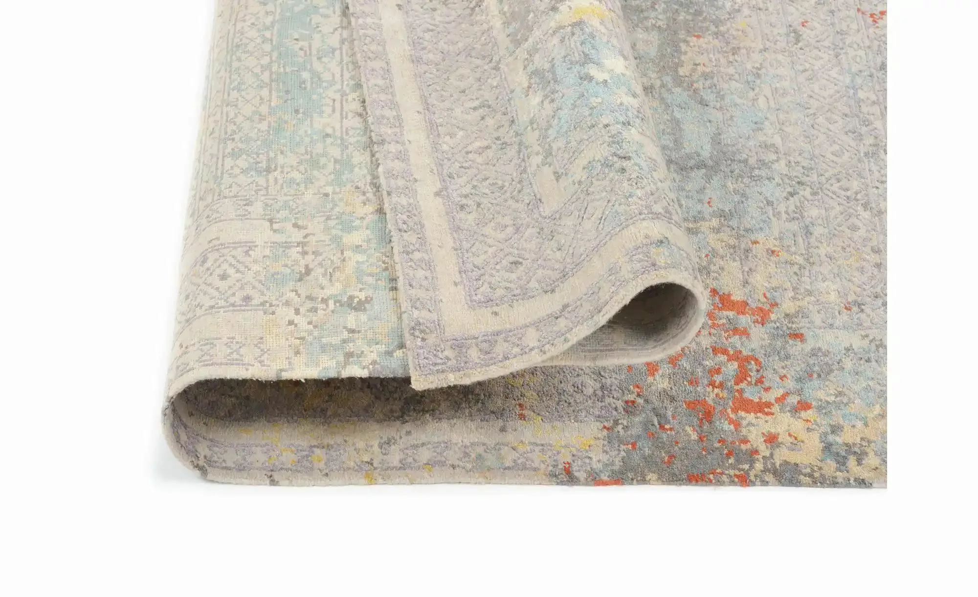 Musterring Teppich   ¦ mehrfarbig ¦ Seide,Wolle ¦ Maße (cm): B: 250 H: 0,8 günstig online kaufen