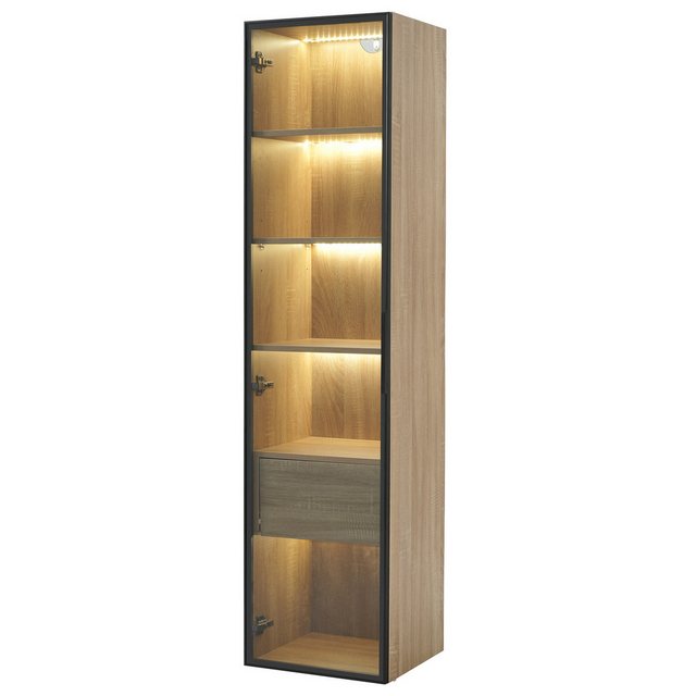 MODFU Vitrine Bad-Organizer (Hochschrank, Lagerschrank, Highboard, Lagersch günstig online kaufen