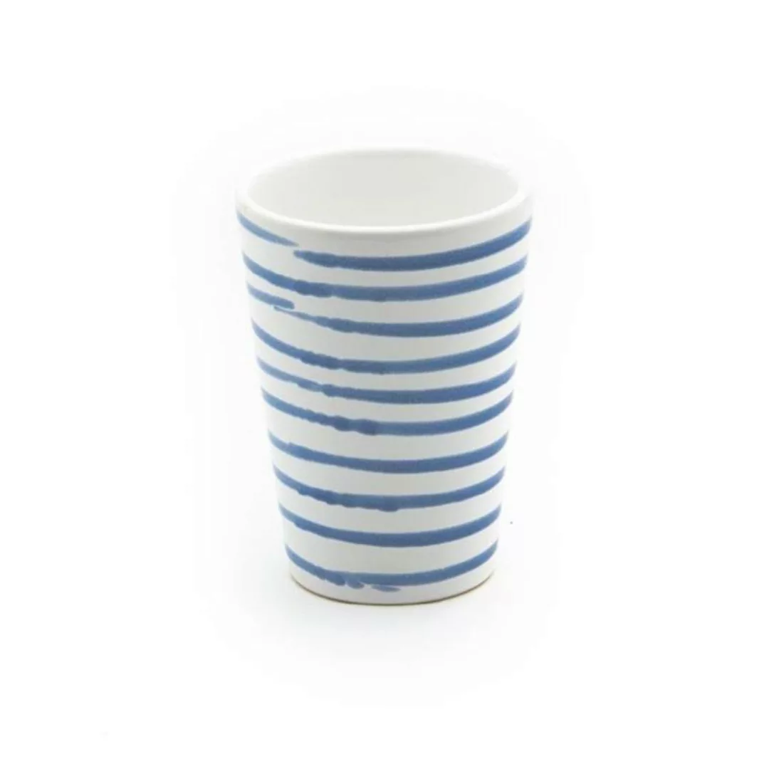 Gmundner Keramik Blaugeflammt Trinkbecher 0,28 L / h: 11 cm günstig online kaufen