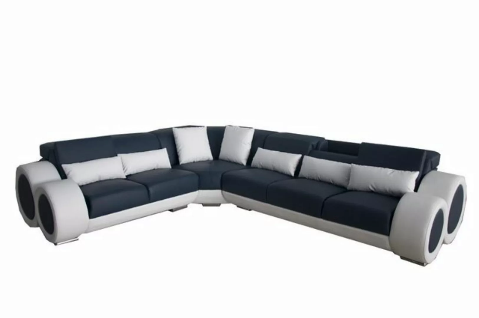 Xlmoebel Ecksofa Moderne Eck-Couch mit USB-Anschluss, Ledersofa mit Polster günstig online kaufen