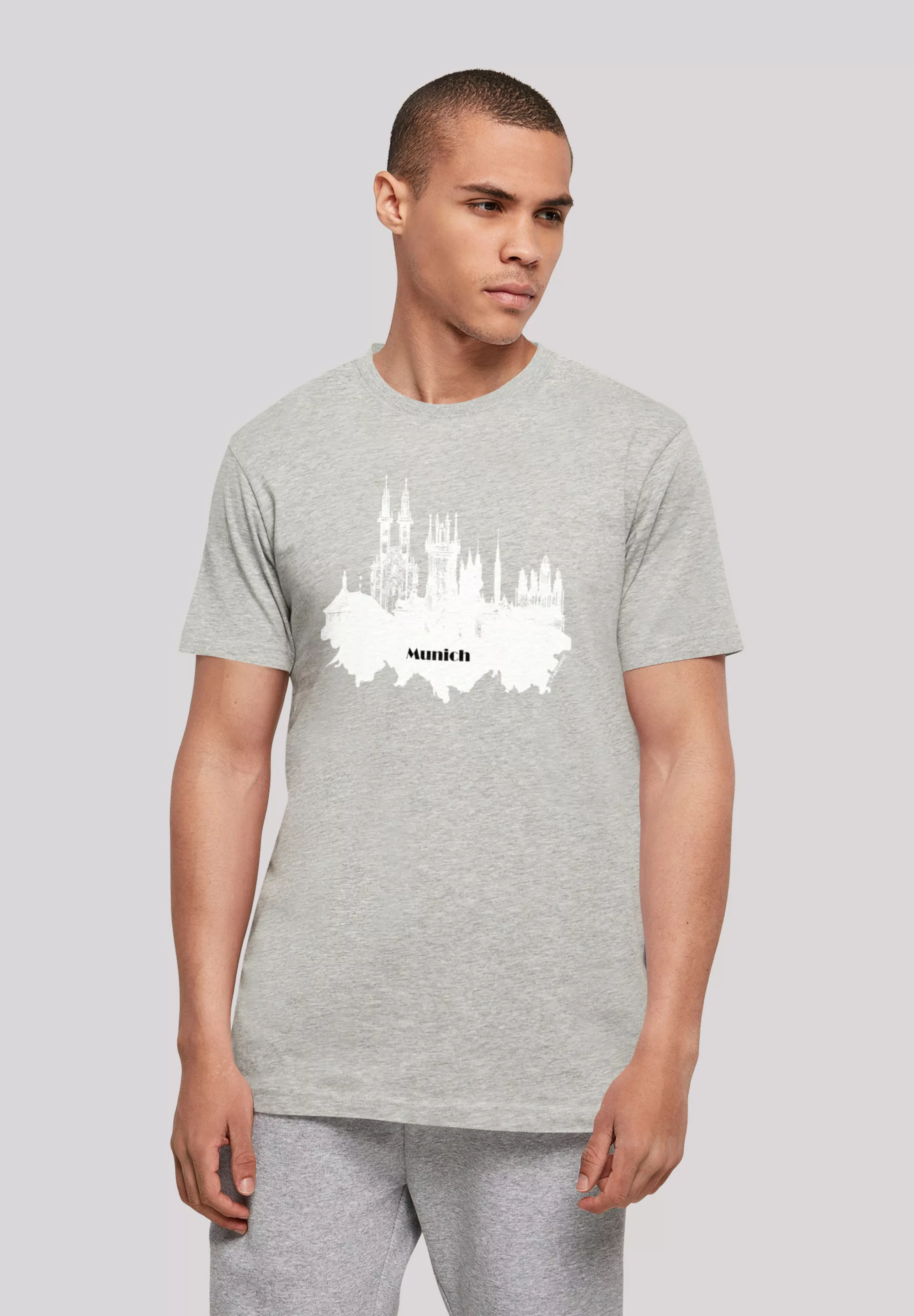 F4NT4STIC T-Shirt "Cities Collection - Munich skyline", Print günstig online kaufen