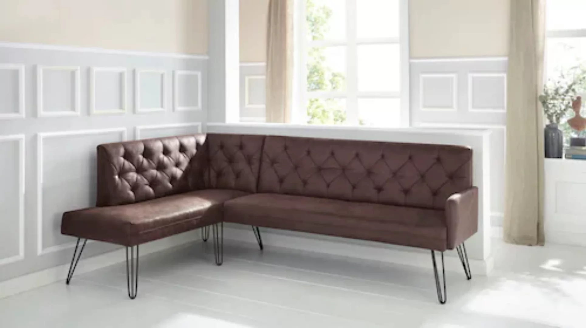 exxpo - sofa fashion Eckbank "Doppio" günstig online kaufen