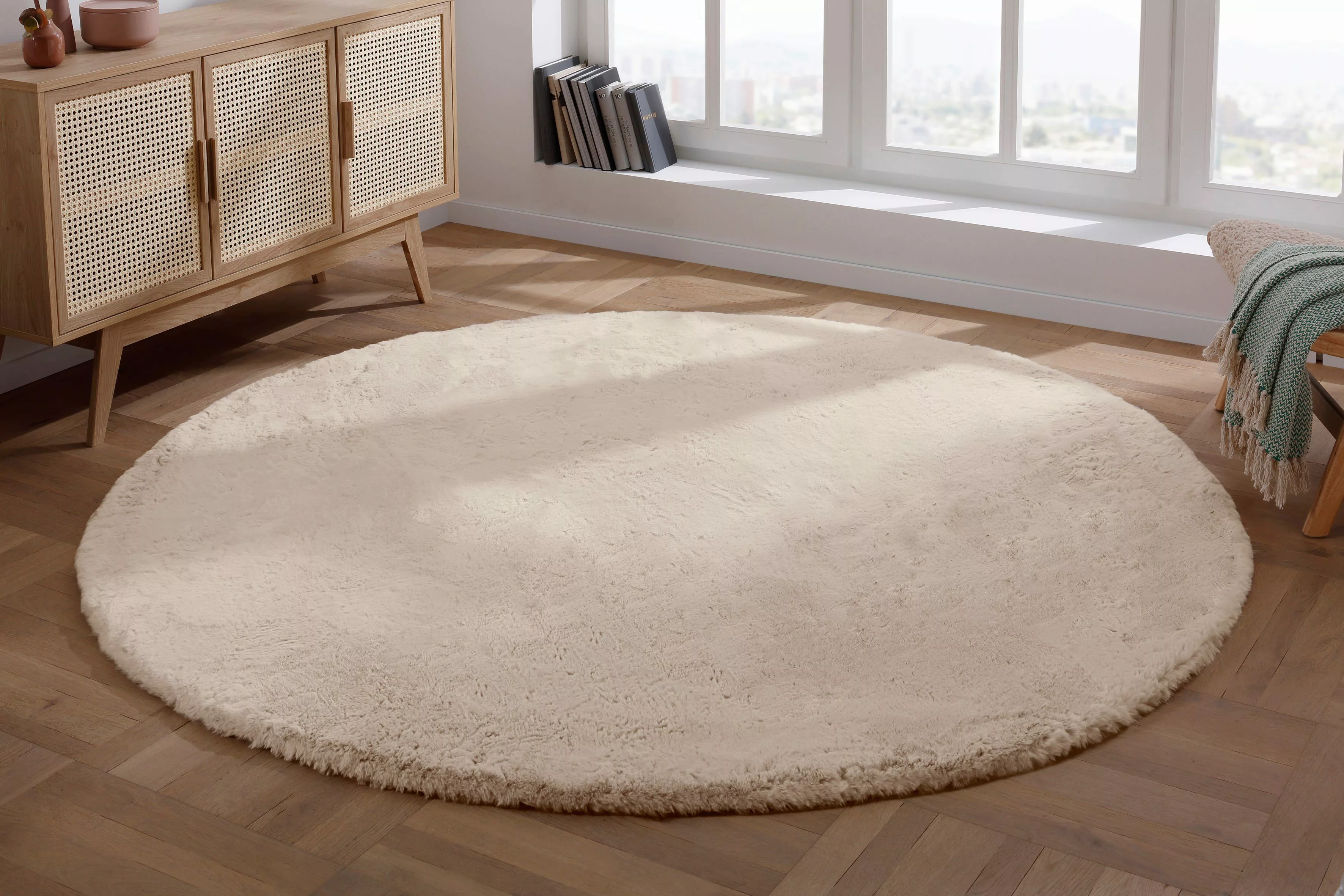my home Fellteppich Rabbit, Kunstfell, Kaninchenfell-Haptik, günstig online kaufen