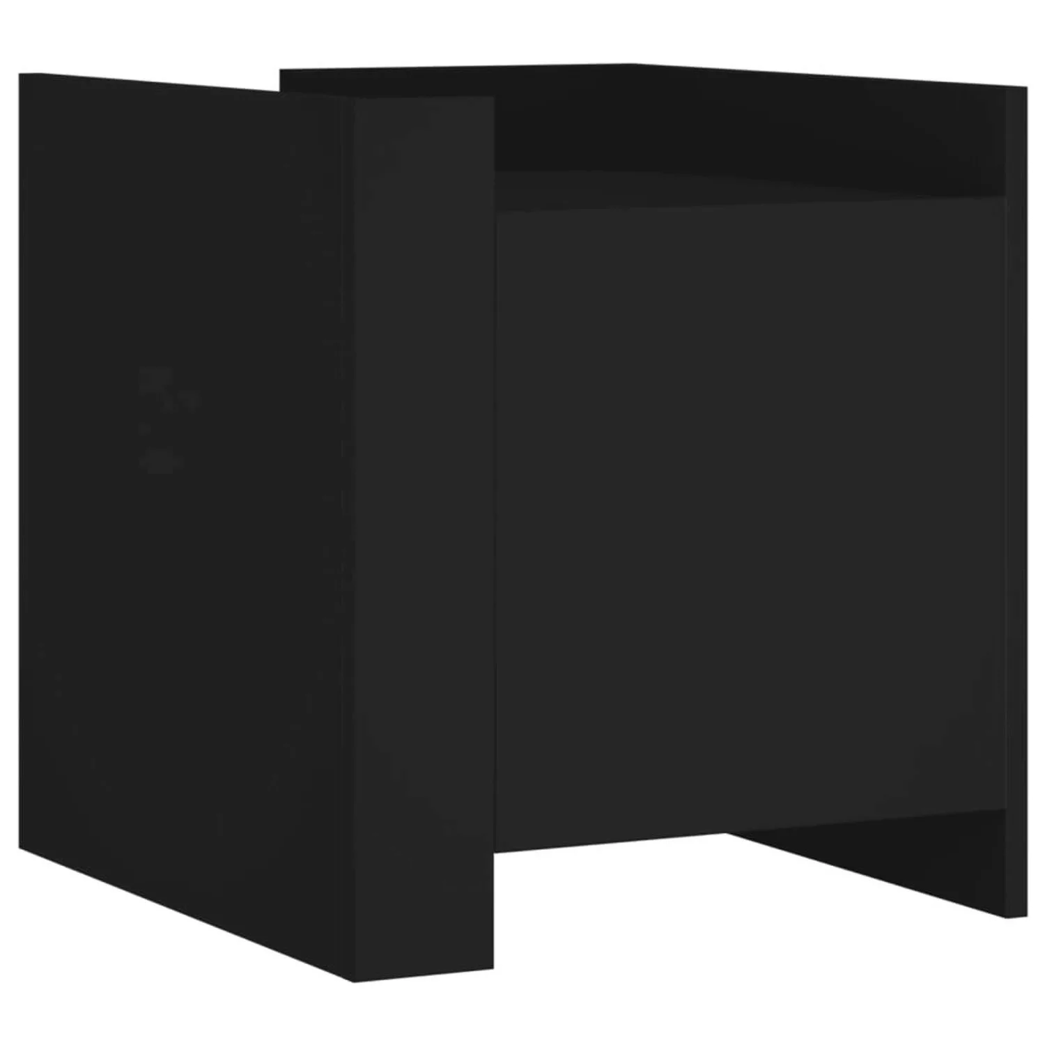 vidaXL Nachttisch Schwarz 45x50x50 cm Holzwerkstoff Modell 1 günstig online kaufen