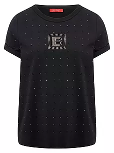 Rundhals-Shirt Laura Biagiotti Roma schwarz günstig online kaufen