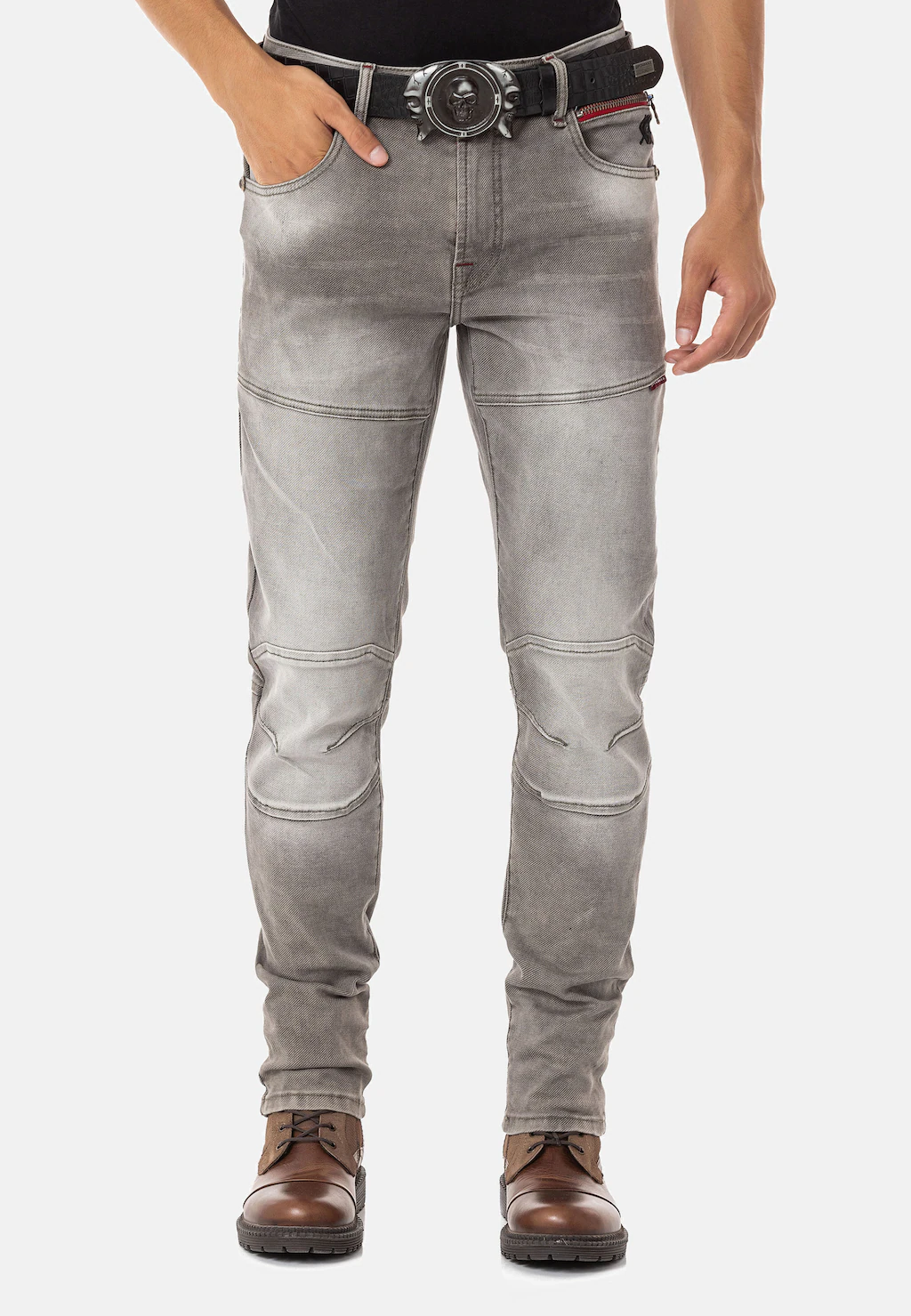 Cipo & Baxx Straight-Jeans, mit cooler Used-Waschung günstig online kaufen