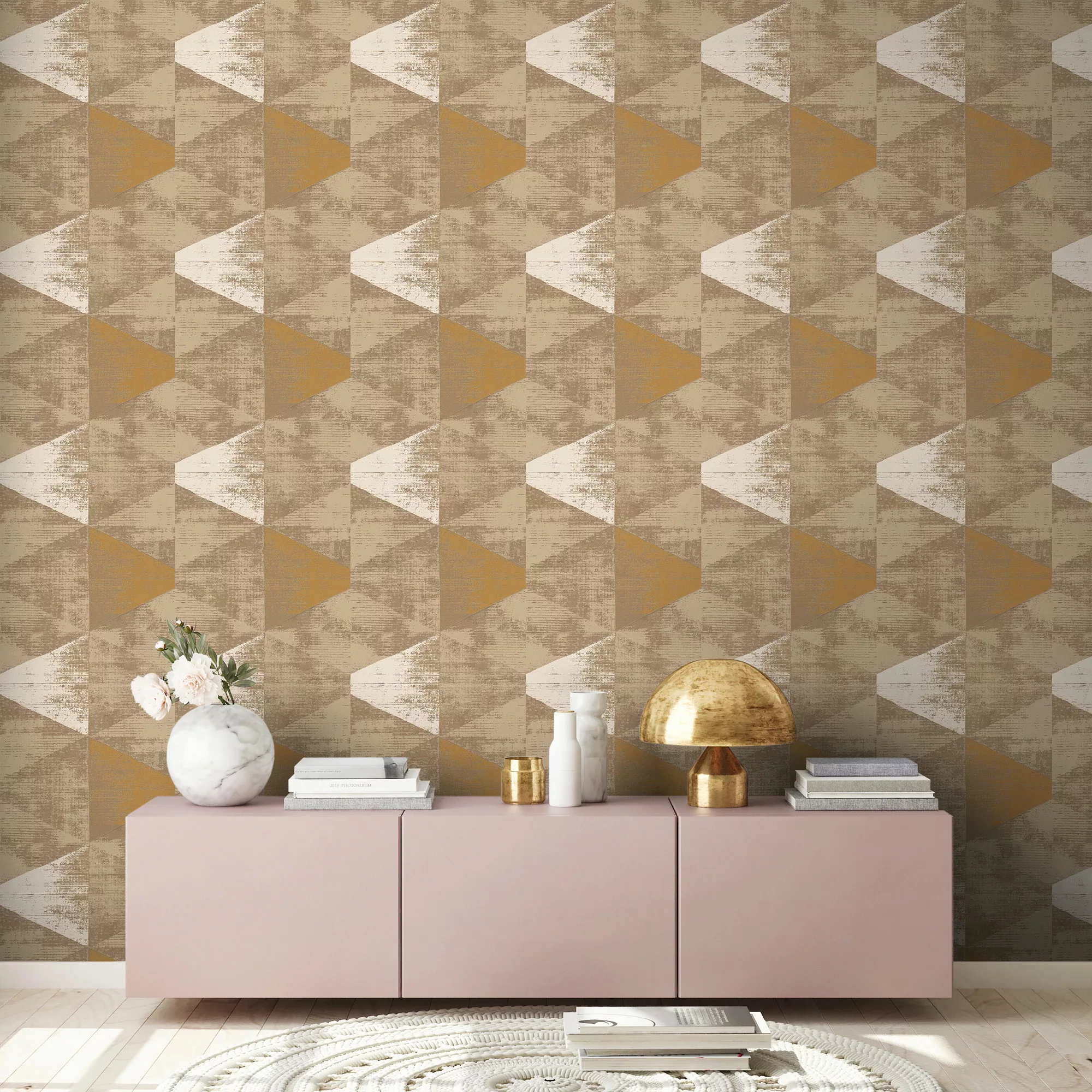 Bricoflor Moderne Tapete in Creme Beige Vlies Mustertapete Elegant für Schl günstig online kaufen