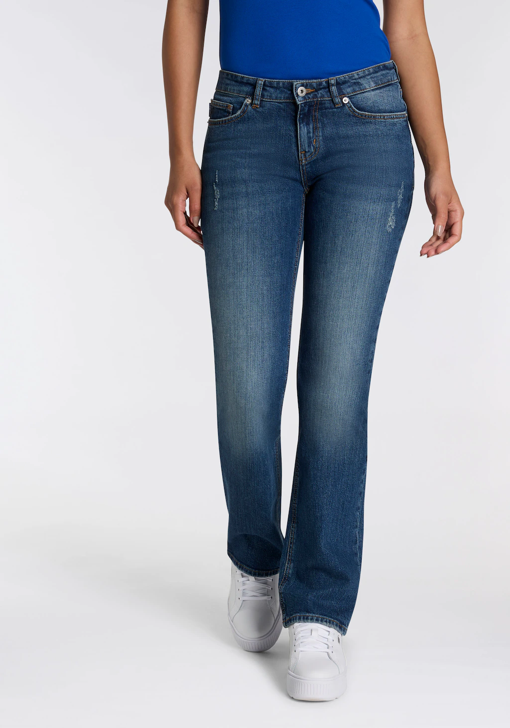 HUGO Blue Bootcut-Jeans "Gamera", Low Rise günstig online kaufen