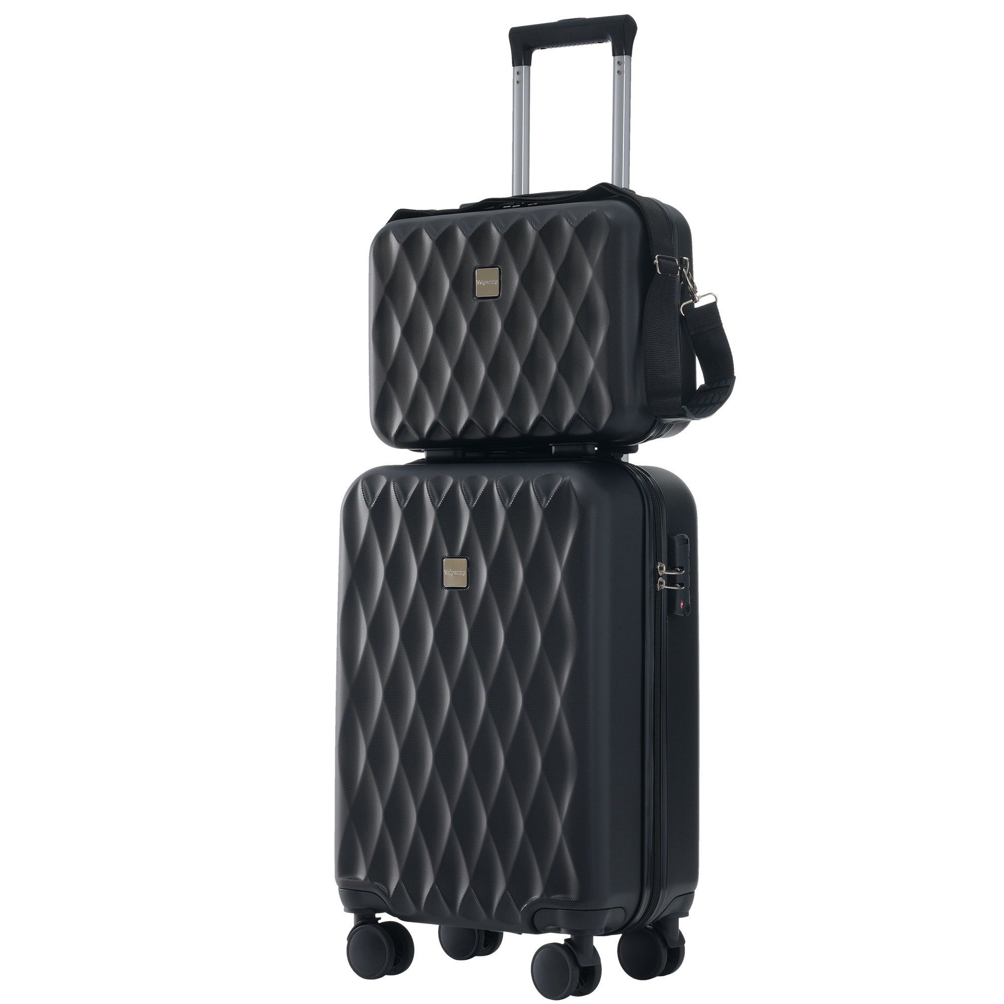 REDOM Hartschalen-Trolley Reisekoffer Kofferset Rollkoffer Handgepäcktrolle günstig online kaufen