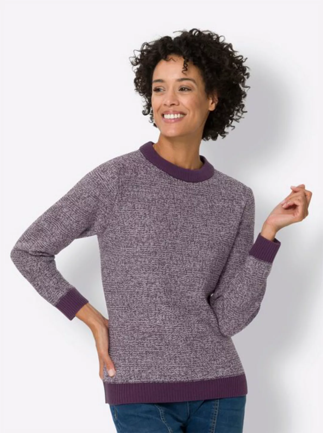 Sieh an! Strickpullover Langarm-Pullover günstig online kaufen