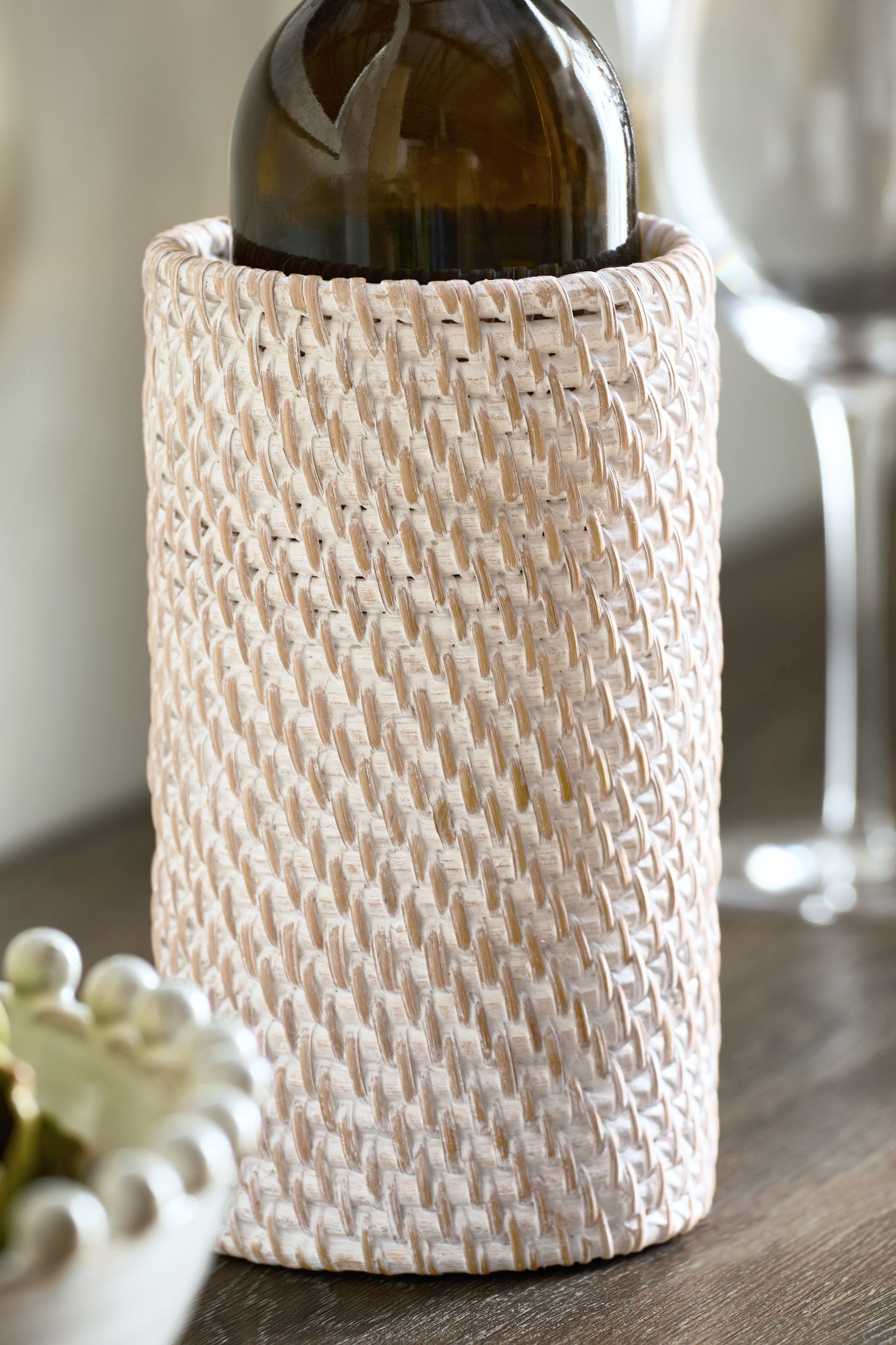Next Weinflaschenhalter Flaschenhalter aus Rattan, (1-St) günstig online kaufen