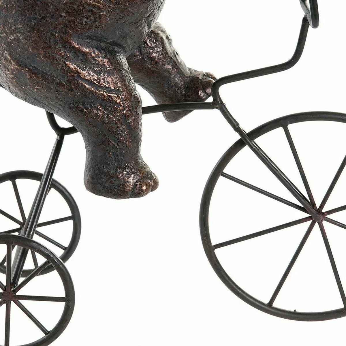 Deko-figur Dkd Home Decor Metall Harz Elefant (30 X 12 X 37 Cm) günstig online kaufen
