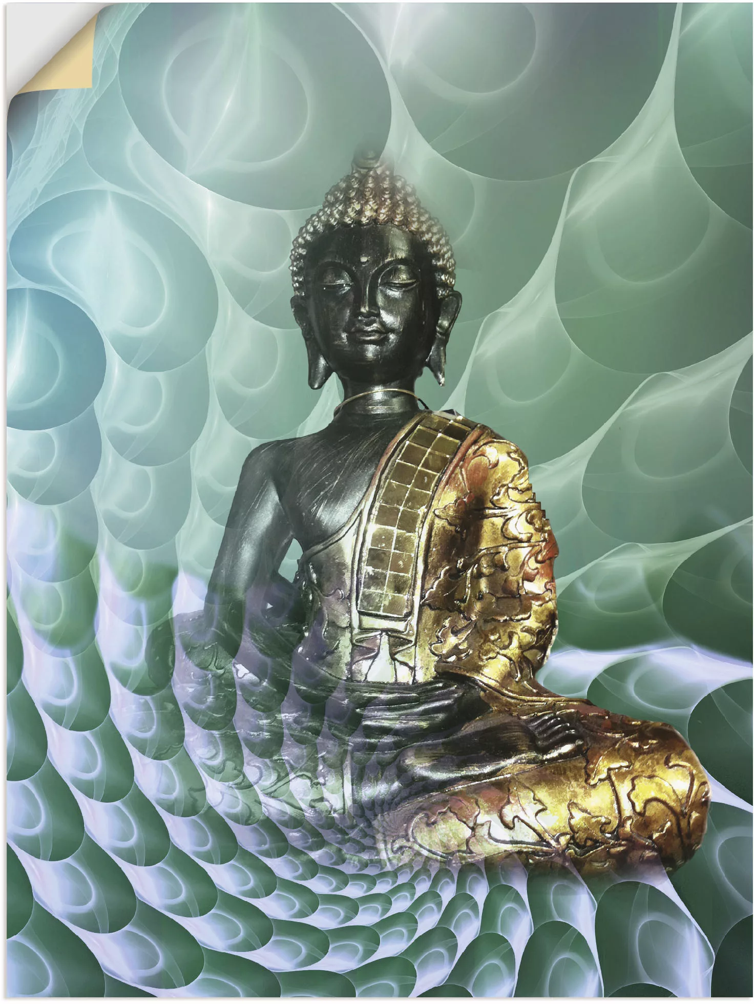 Artland Wandbild "Buddhas Traumwelt CB", Religion, (1 St.), als Alubild, Ou günstig online kaufen