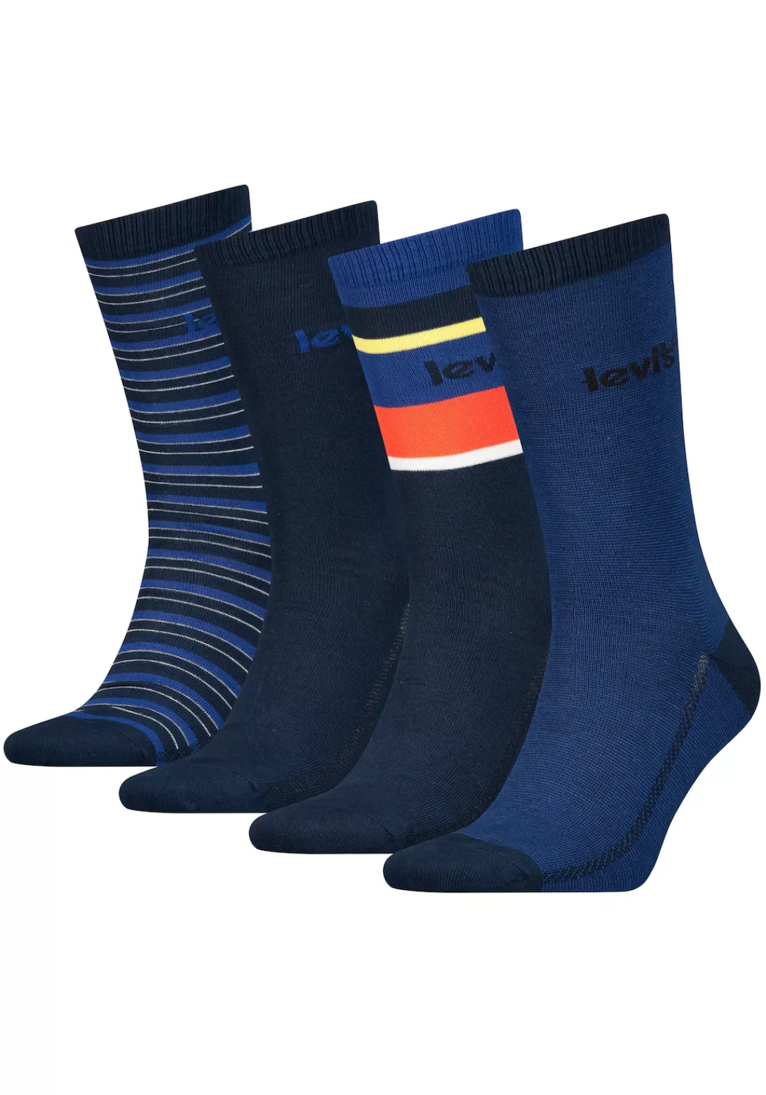 Levis Socken, (Packung, 4er-Pack), mit breitem Logobund günstig online kaufen