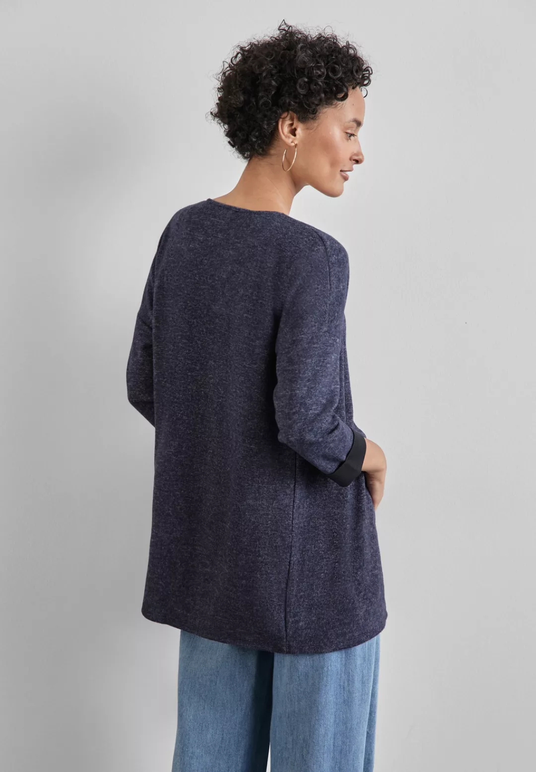 STREET ONE Cardigan, mit Materialmix günstig online kaufen