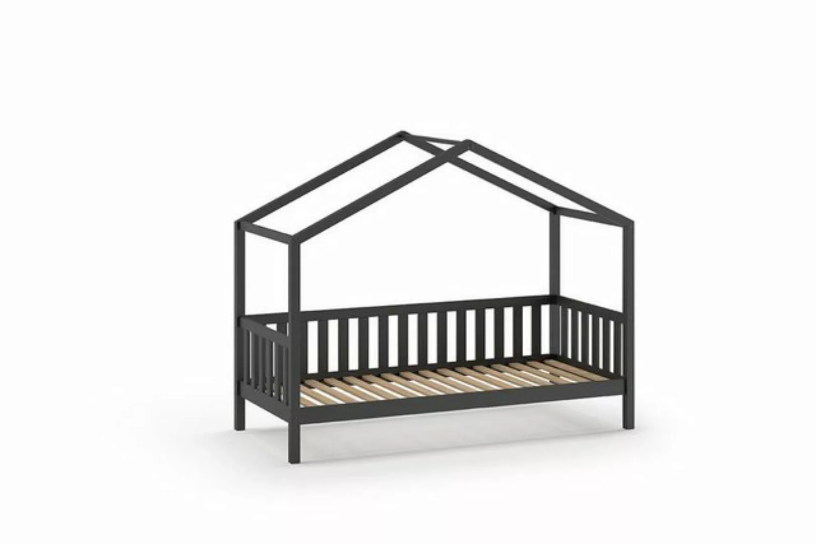 58 aufm Kessel Kinderbett Hausbett Kapua 210x97x170 Kinderbett in Hausform günstig online kaufen