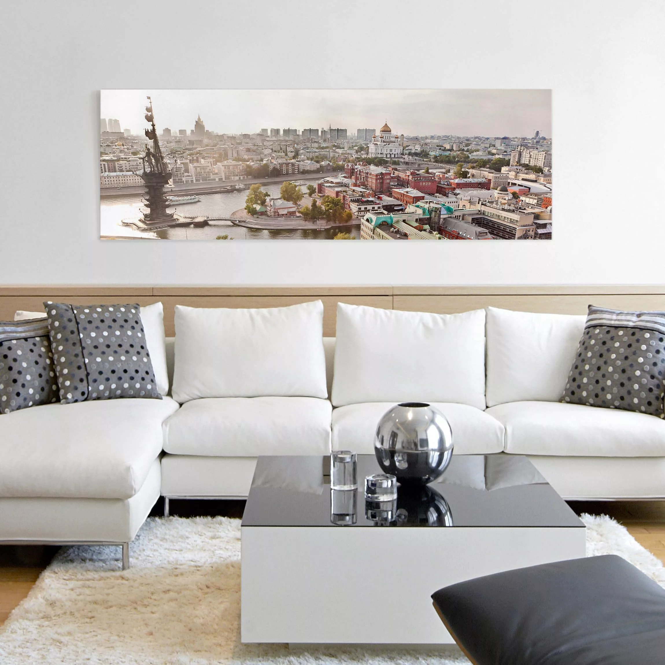 Leinwandbild Architektur & Skyline - Panorama City of Moscow günstig online kaufen