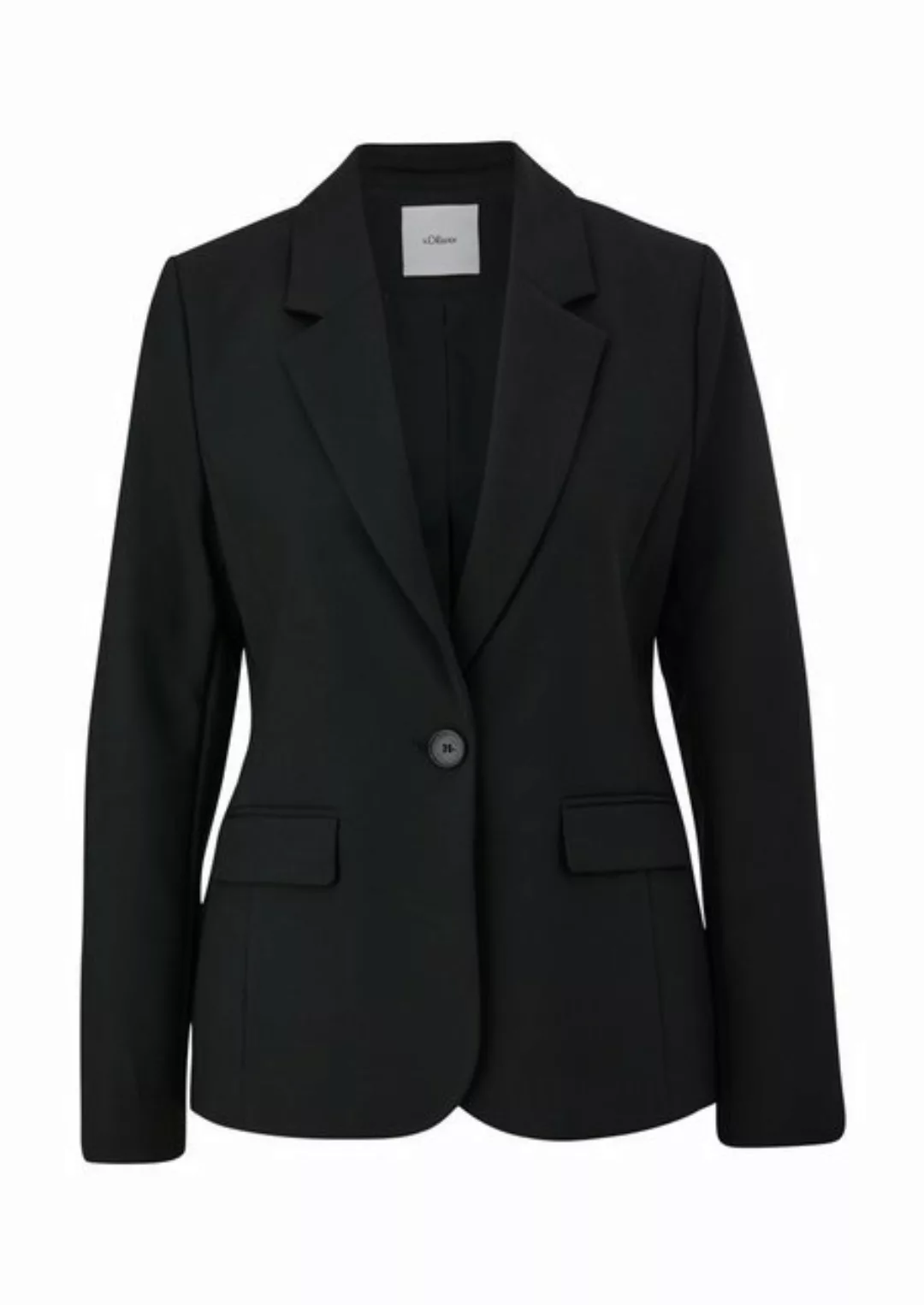 s.Oliver BLACK LABEL Jackenblazer Blazer aus Viskosemix günstig online kaufen