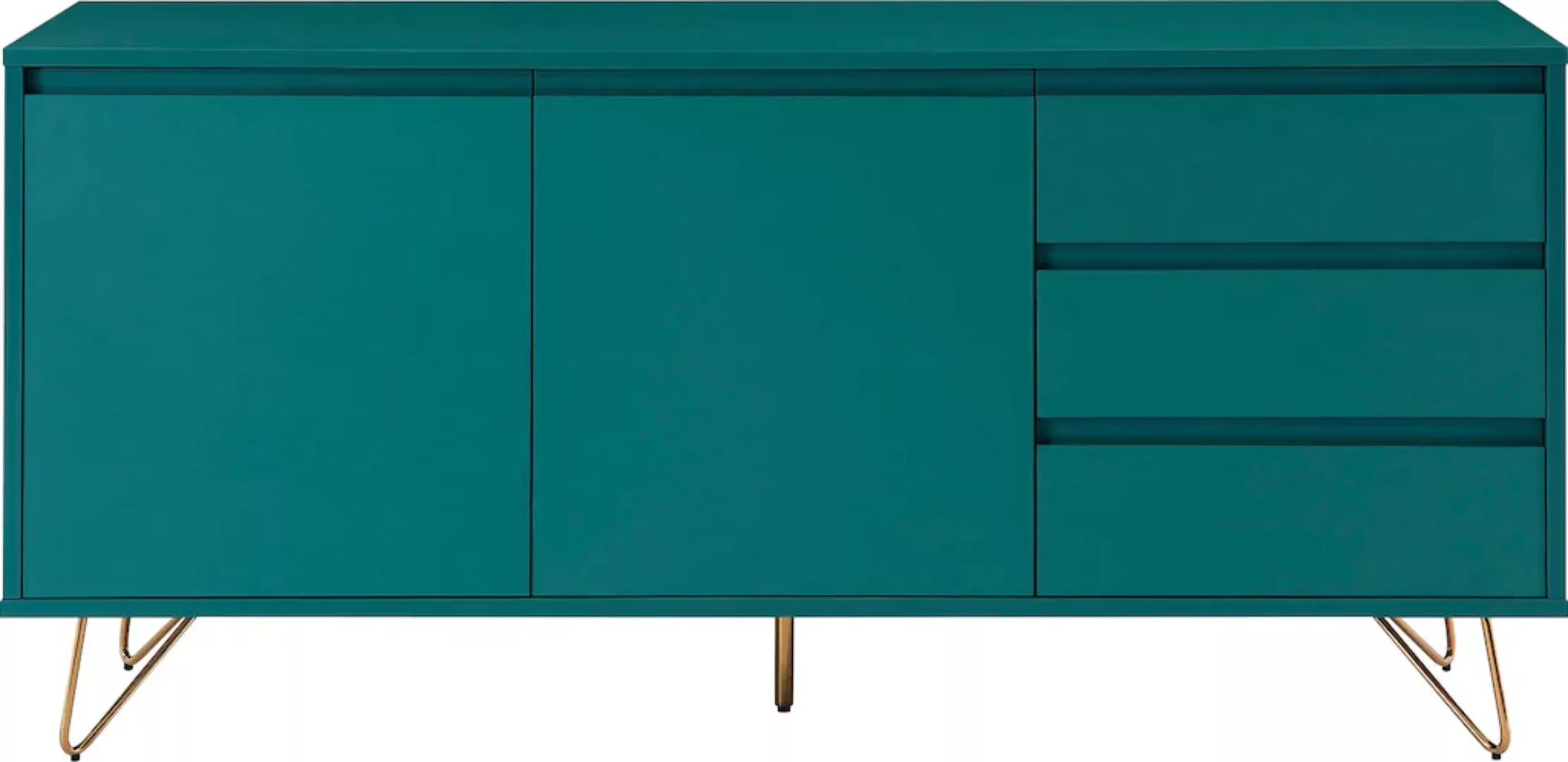 SalesFever Sideboard, Kommode mit Hairpin Beinen, Breite 150 cm günstig online kaufen