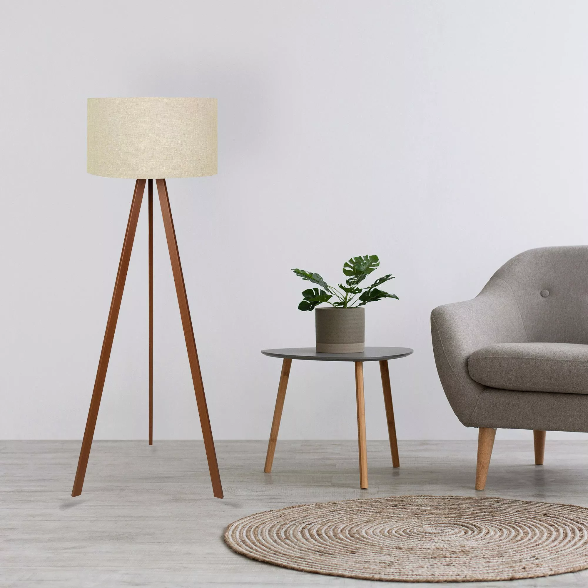 Opviq Stehlampe 100% MDF, 140 cm günstig online kaufen