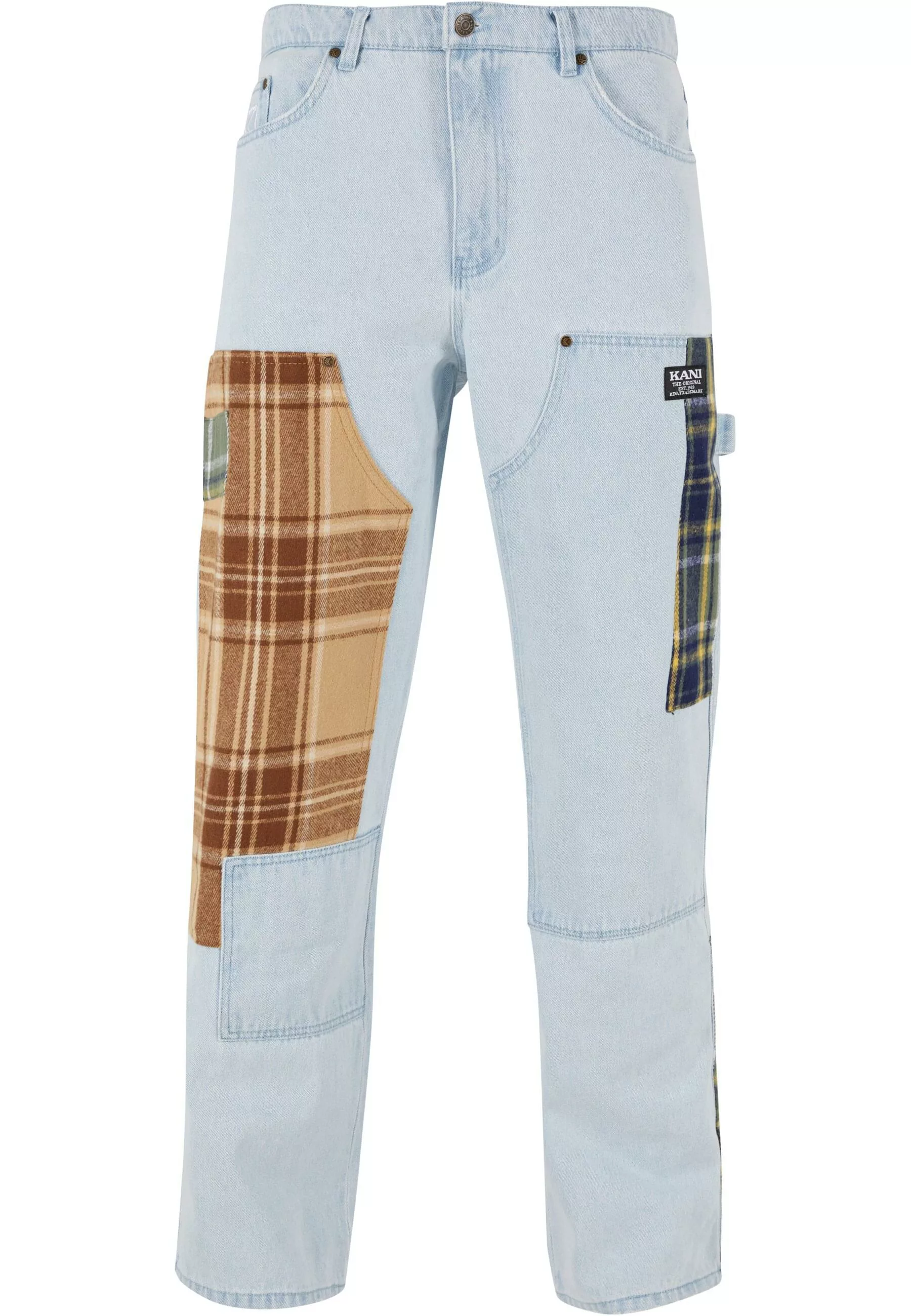 Karl Kani Bequeme Jeans "Karl Kani Herren KK Retro Patchwork Carpenter Pant günstig online kaufen