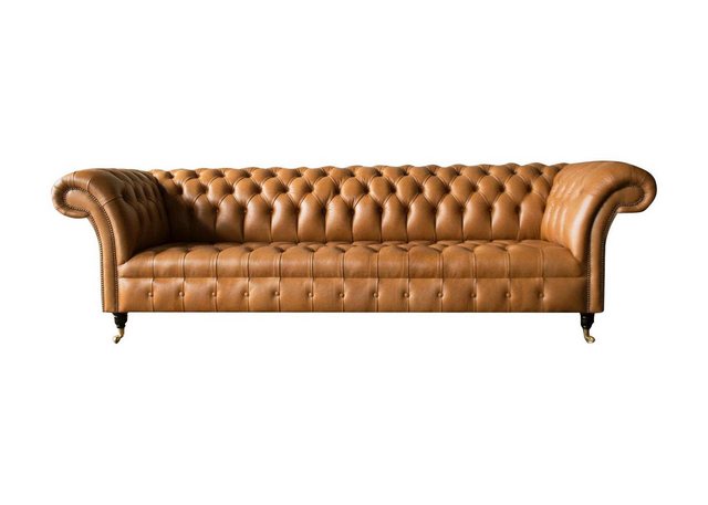 Xlmoebel Chesterfield-Sofa Chesterfield XXL Big Sofa 4-Sitzer Textil Samt P günstig online kaufen