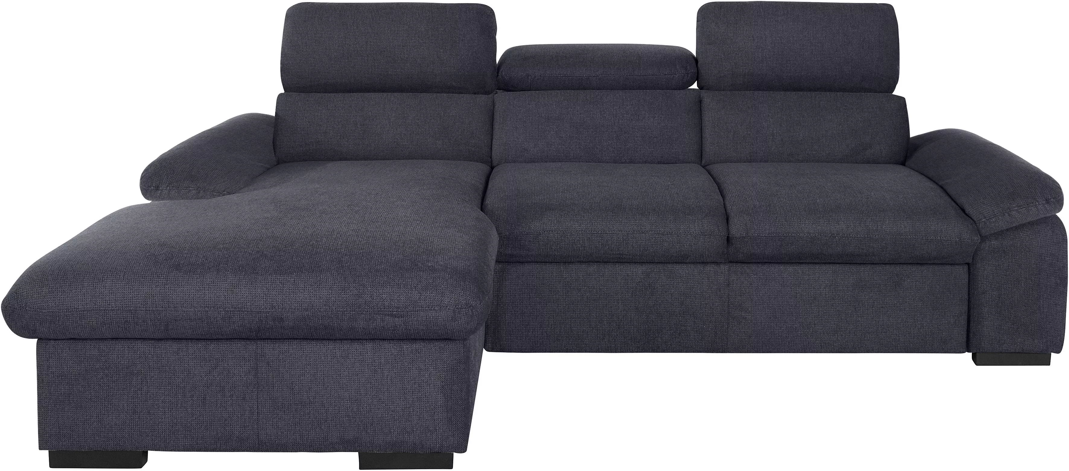 COTTA Ecksofa »Lola L-Form«, (Set, mit Hocker), mit Hocker & Kopfteilfunkti günstig online kaufen