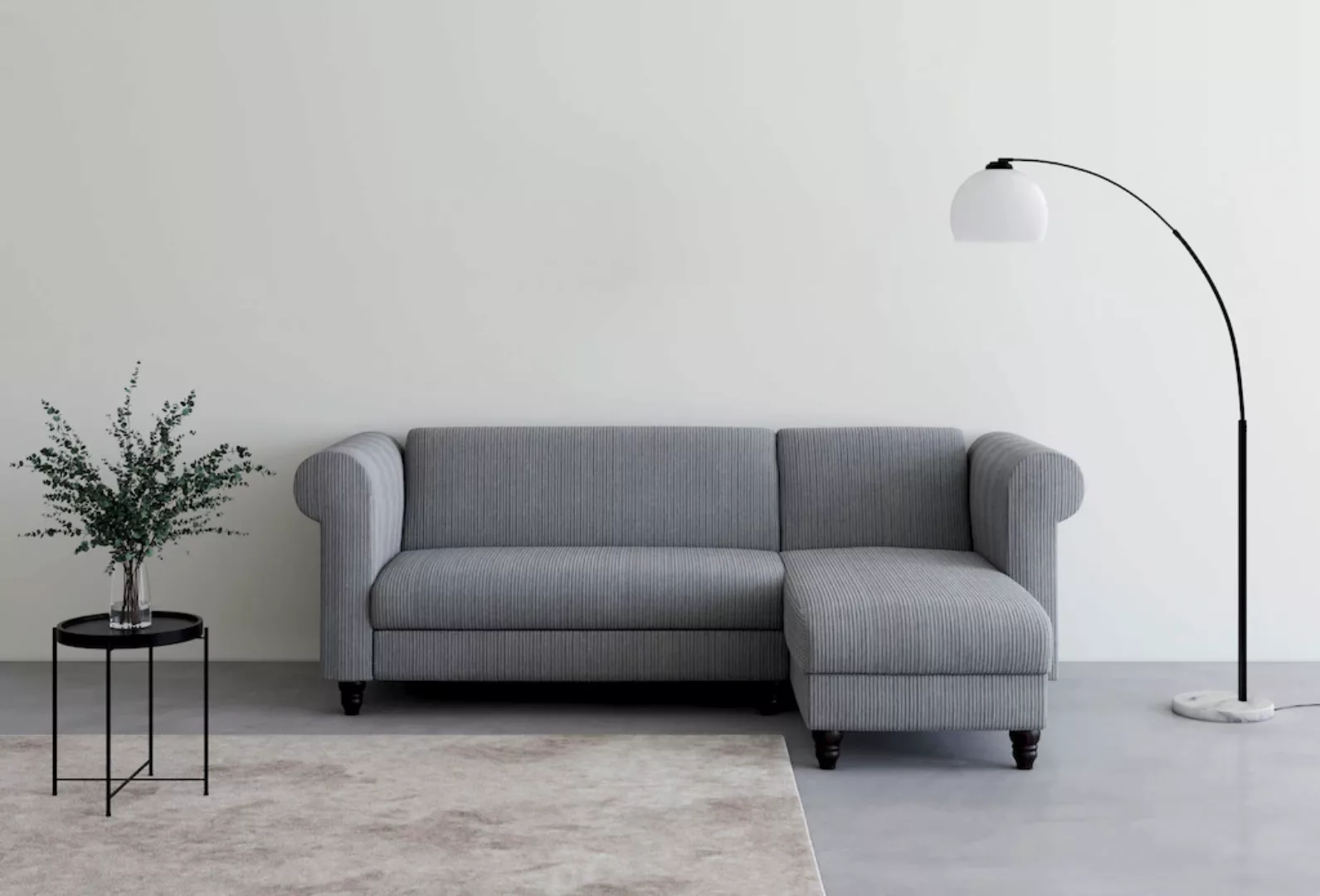 Dorel Home Ecksofa "Felix II, L-Form, Schlafsofa 241cm (Liegefl. 108/195 cm günstig online kaufen