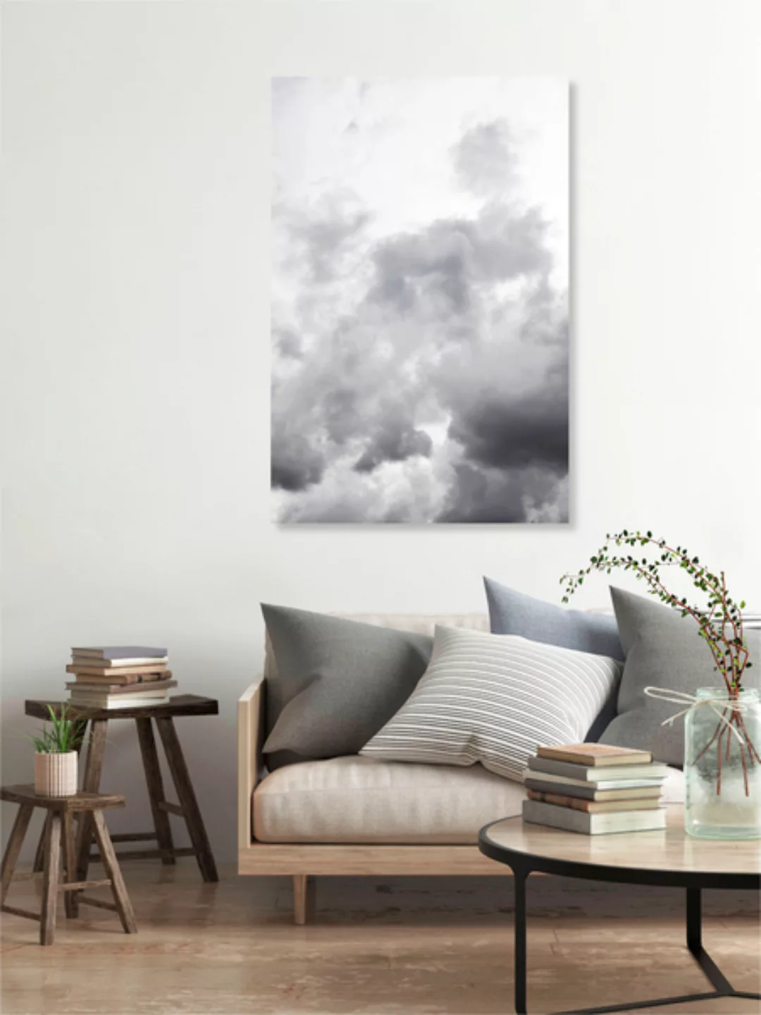 Poster / Leinwandbild - Head In The Clouds günstig online kaufen
