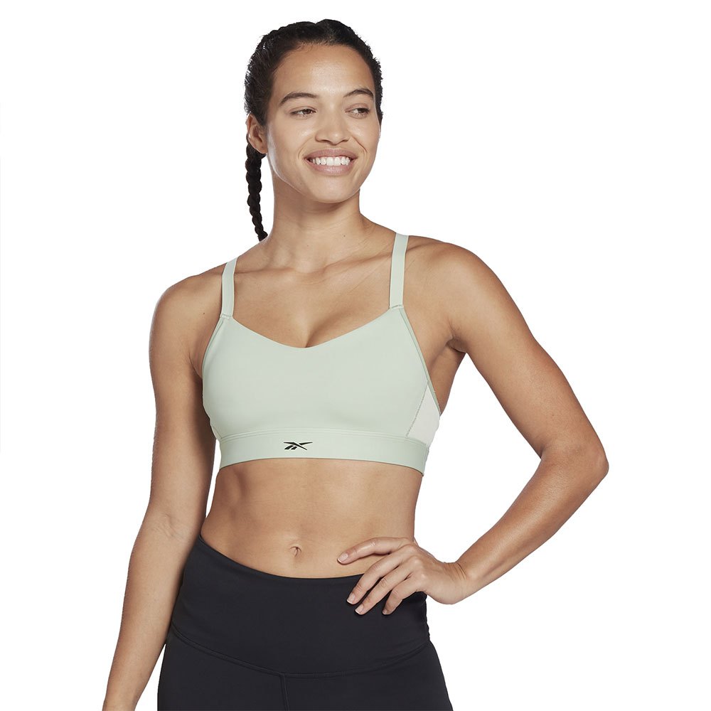 Reebok Lux Strappy Sports Sport-bh M Light Sage günstig online kaufen