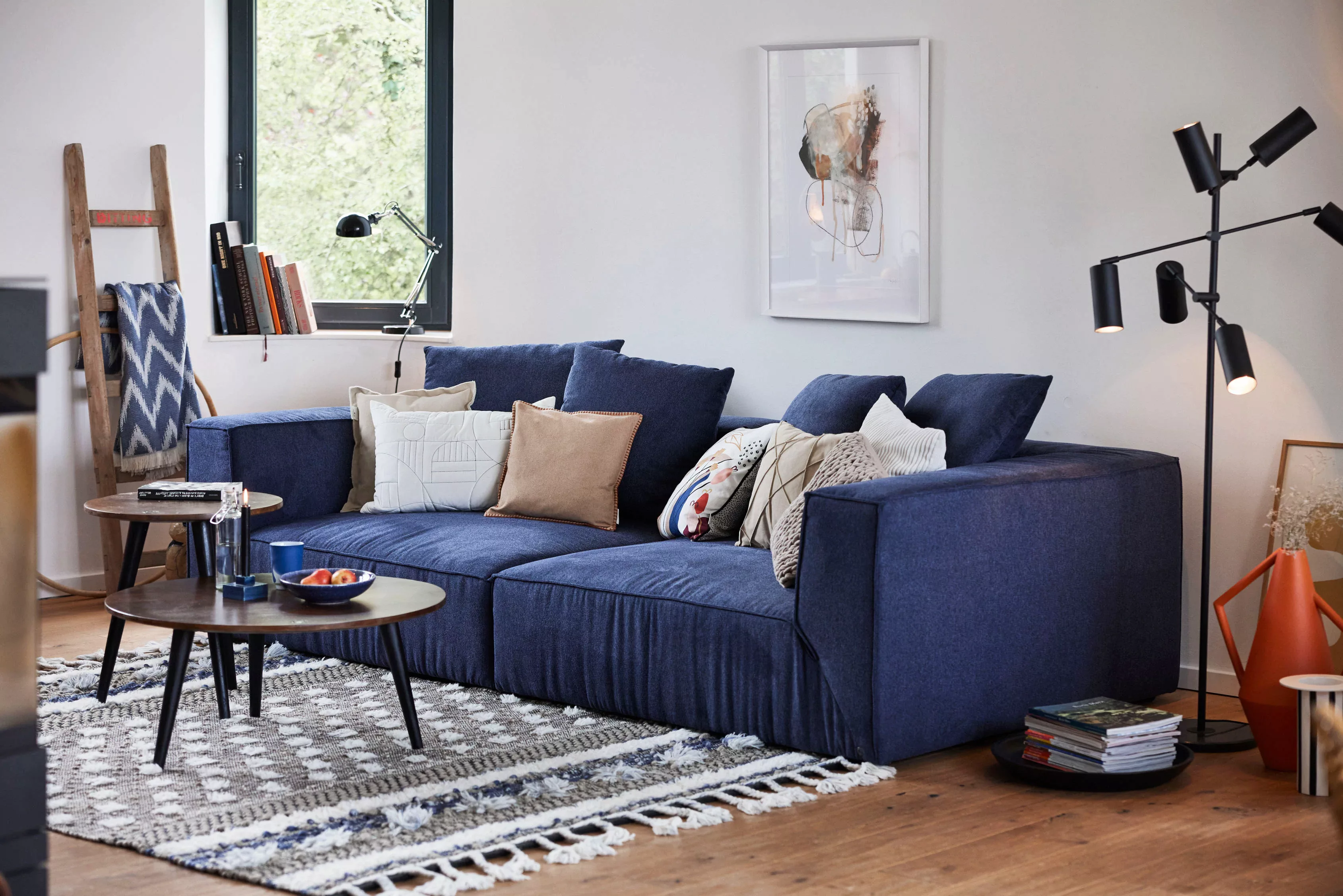 TOM TAILOR HOME Big-Sofa »BIG CUBE«, inkl. Zierkissen, Breite 270 cm günstig online kaufen