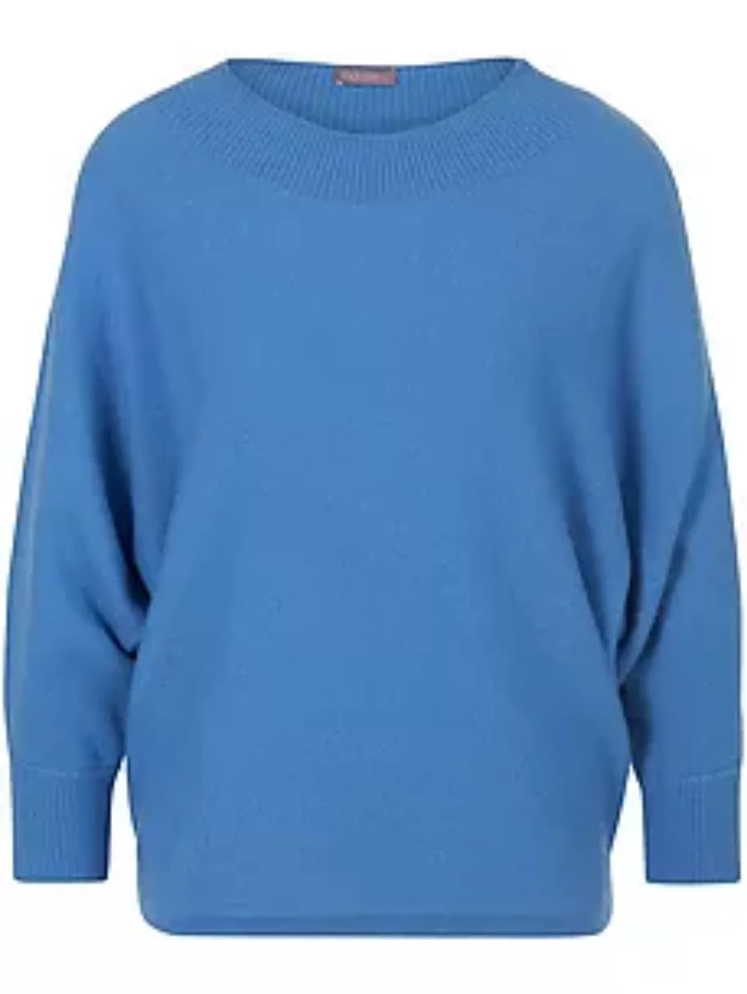 Rundhals-Pullover aus 100% Premium-Kaschmir include blau günstig online kaufen