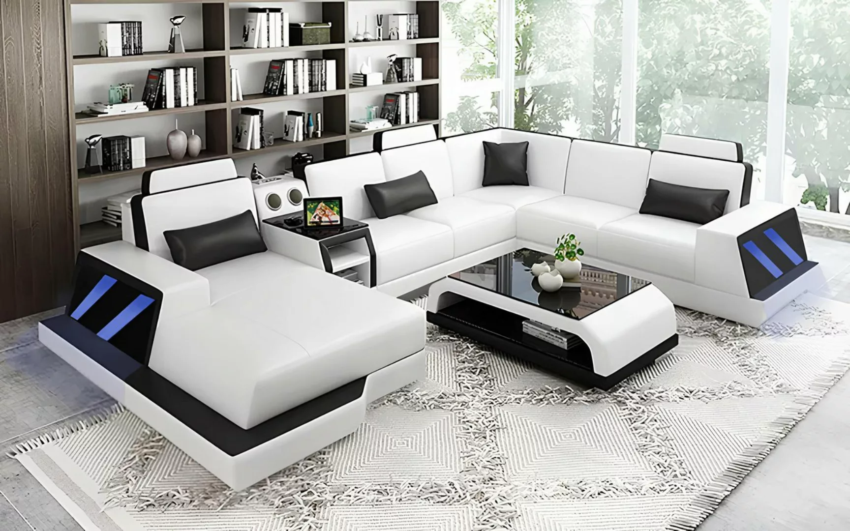 Xlmoebel Ecksofa Wohnlandschaft mit Ecksofa und Couchtisch im Design, beste günstig online kaufen