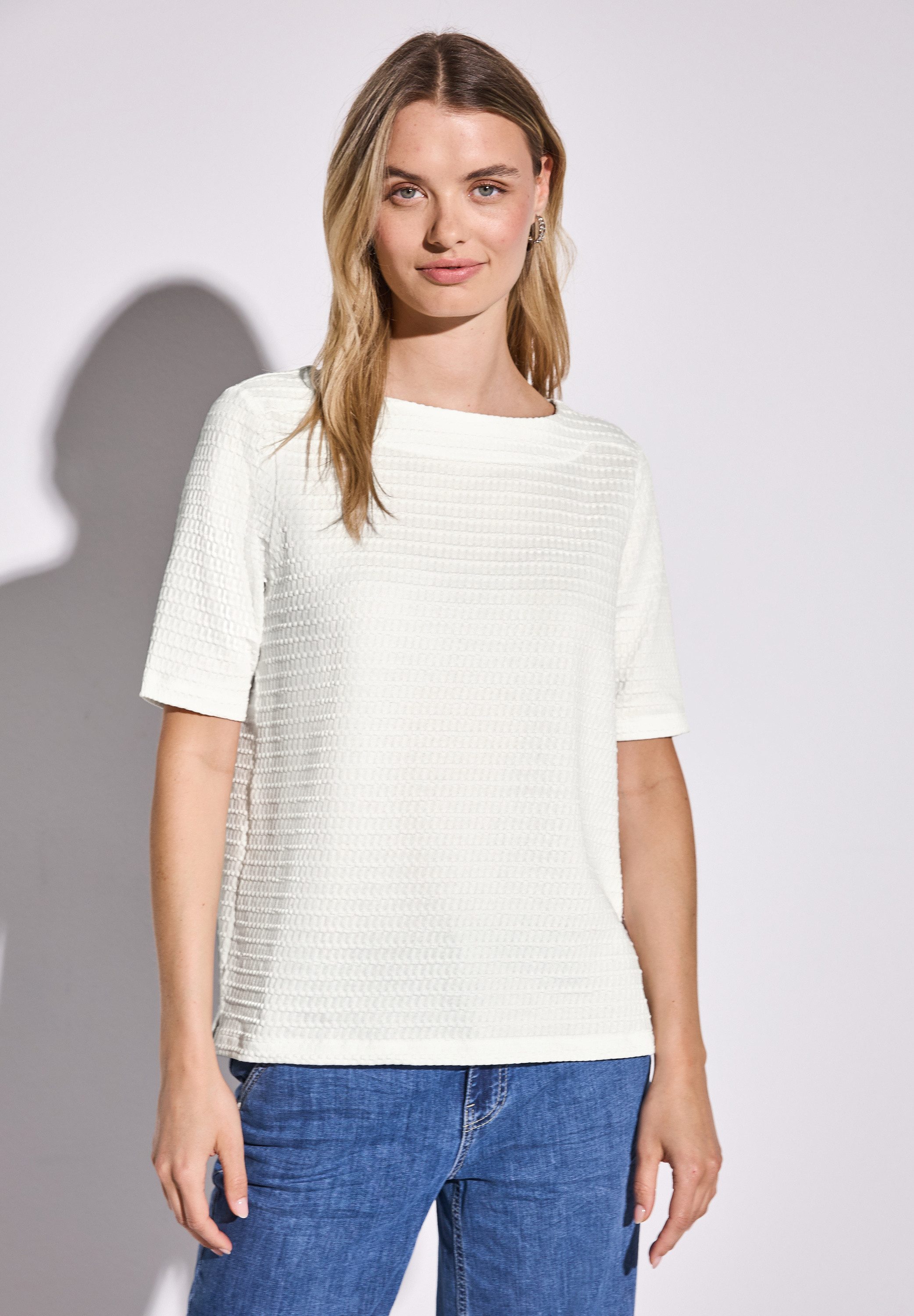 STREET ONE T-Shirt, im soften Baumwoll-Mix günstig online kaufen