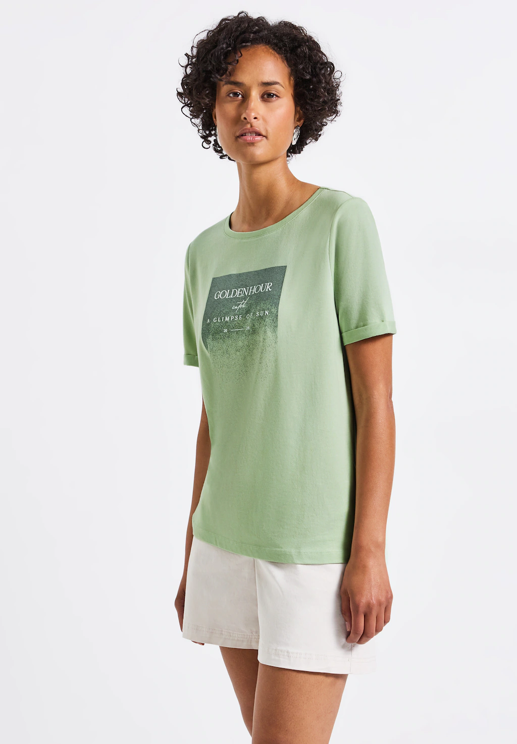 STREET ONE T-Shirt, mit U-Boot-Ausschnitt günstig online kaufen