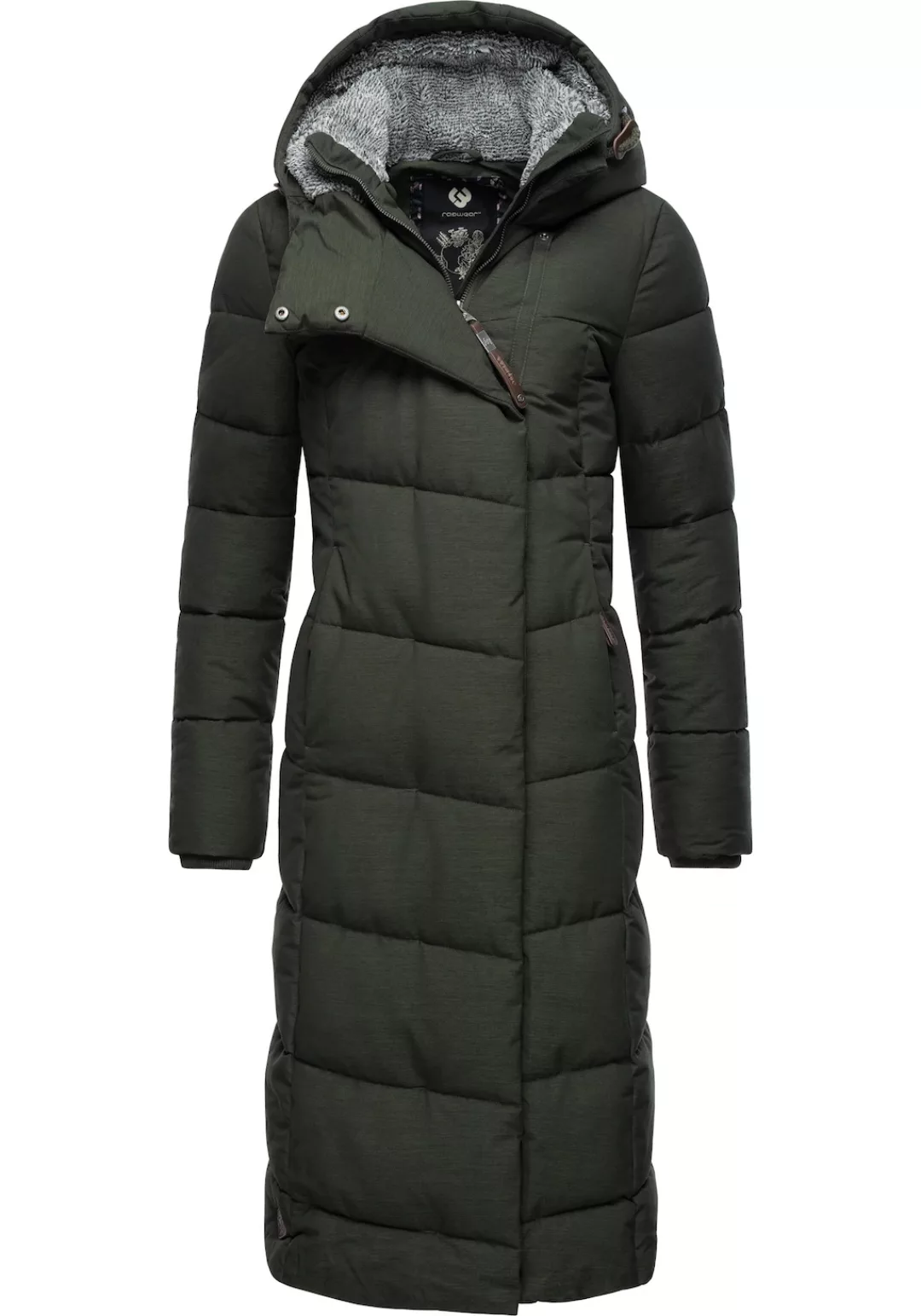 Ragwear Wintermantel "Pavla Long", extralanger Winterparka mit Teddyfutter günstig online kaufen