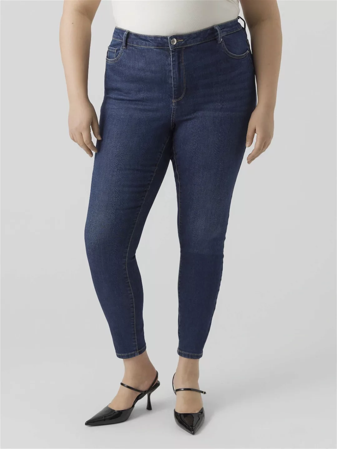 Vero Moda Curve Skinny-fit-Jeans VMPHIA HR SKINNY J GU3113 CURVE NOOS günstig online kaufen