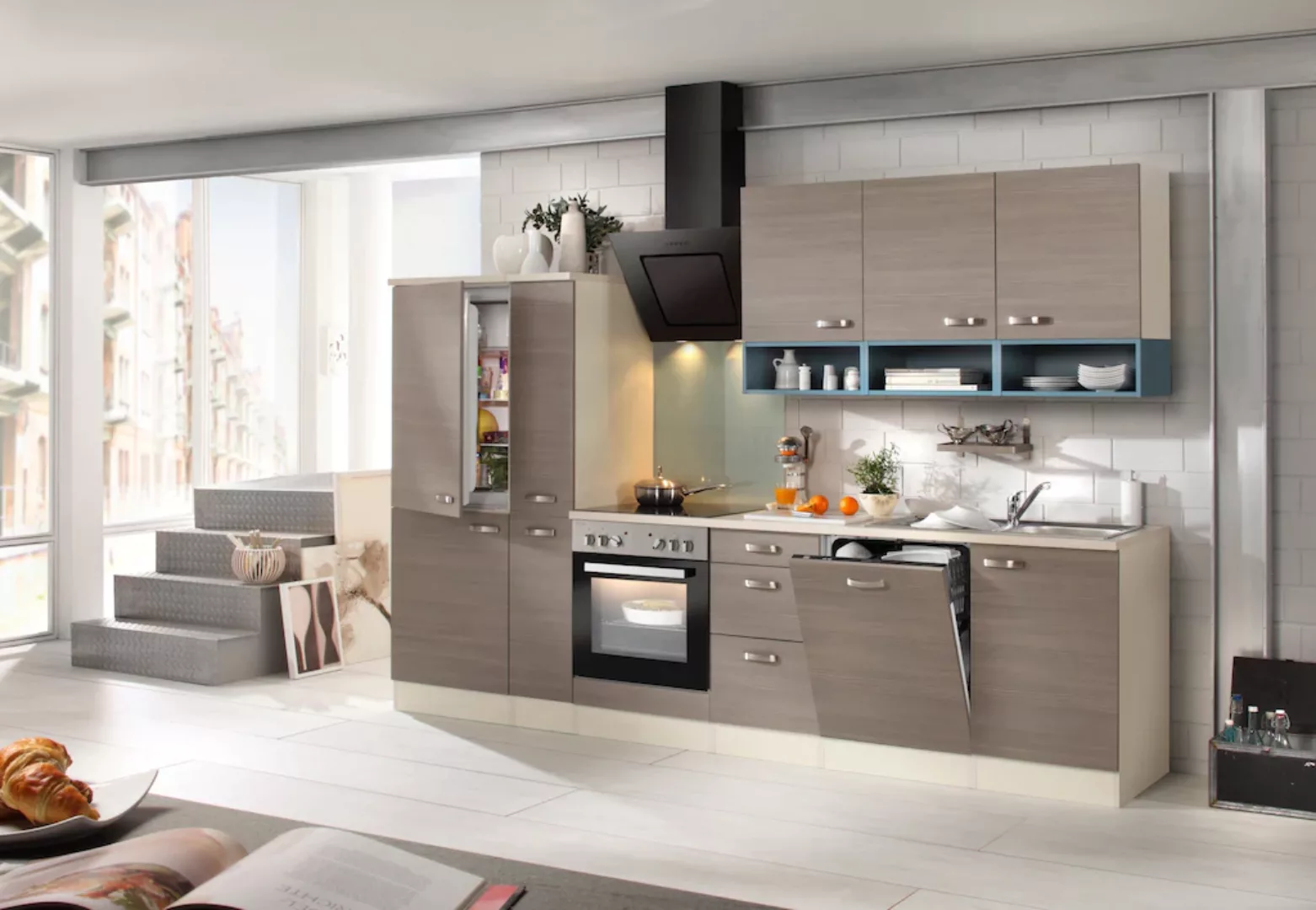 OPTIFIT Küchenzeile "Vigo", mit E-Geräten, Breite 300 cm günstig online kaufen