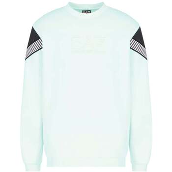 Ea7 Emporio Armani  Sweatshirt Visibility 7 Lines Sweatshirt Pale Blue Mint günstig online kaufen