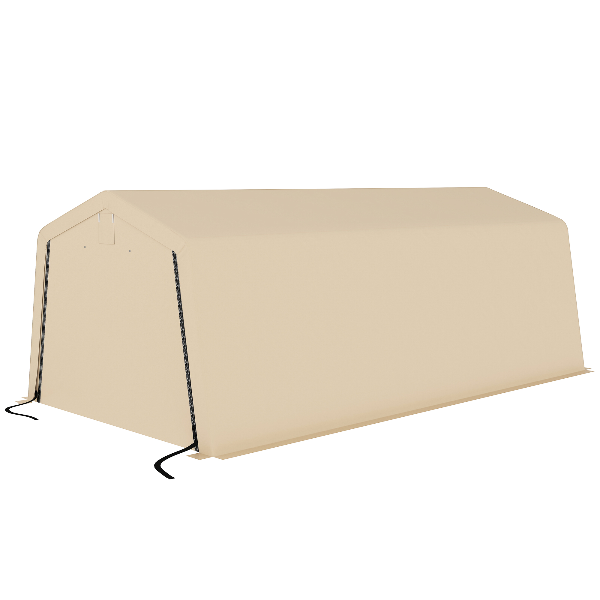 Outsunny Carport Garage Zelt 6,2L x 3,3B x 2,4H m feuerverzinkter Stahl HDP günstig online kaufen