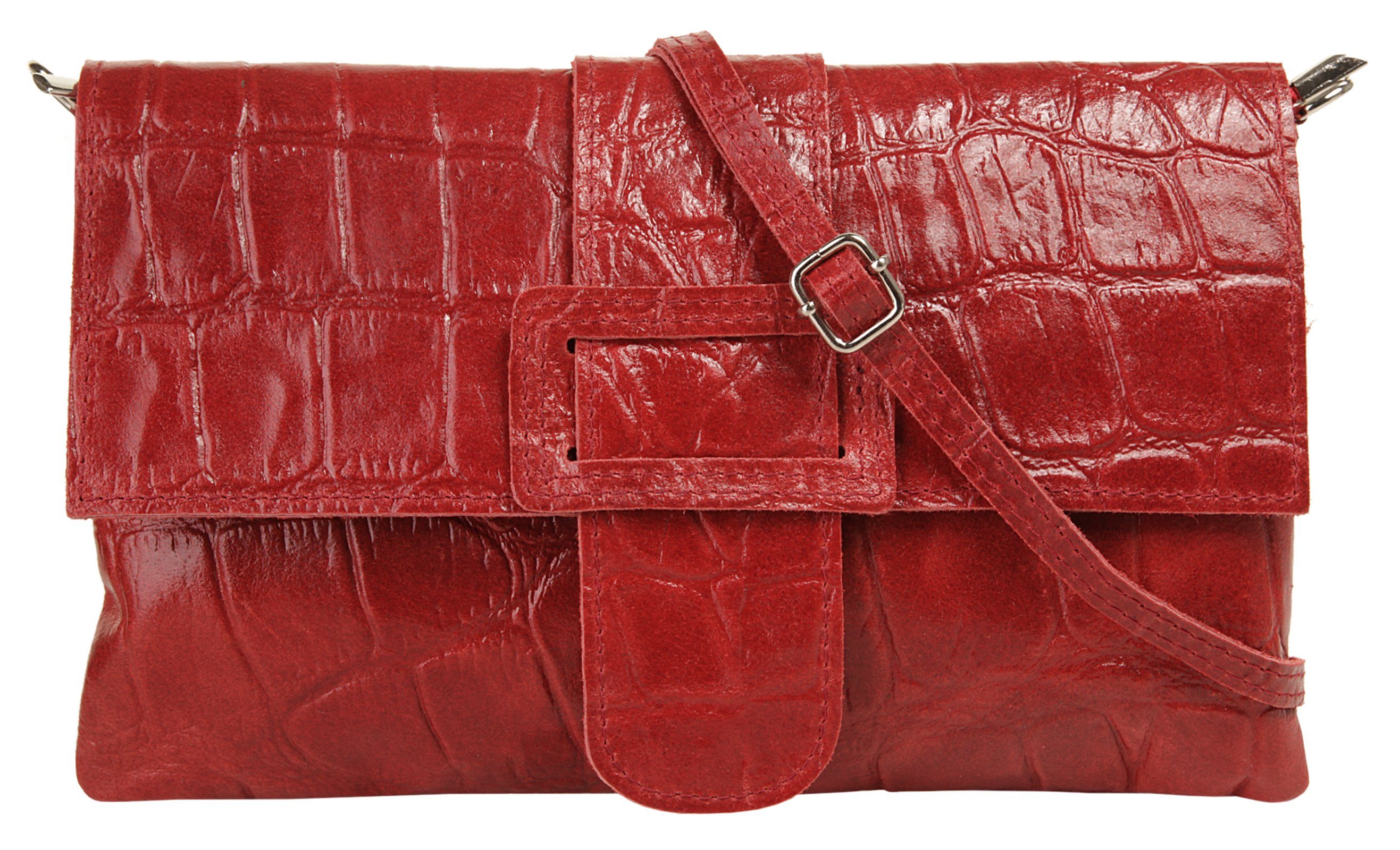 Cluty Abendtasche, echt Leder, Made in Italy günstig online kaufen