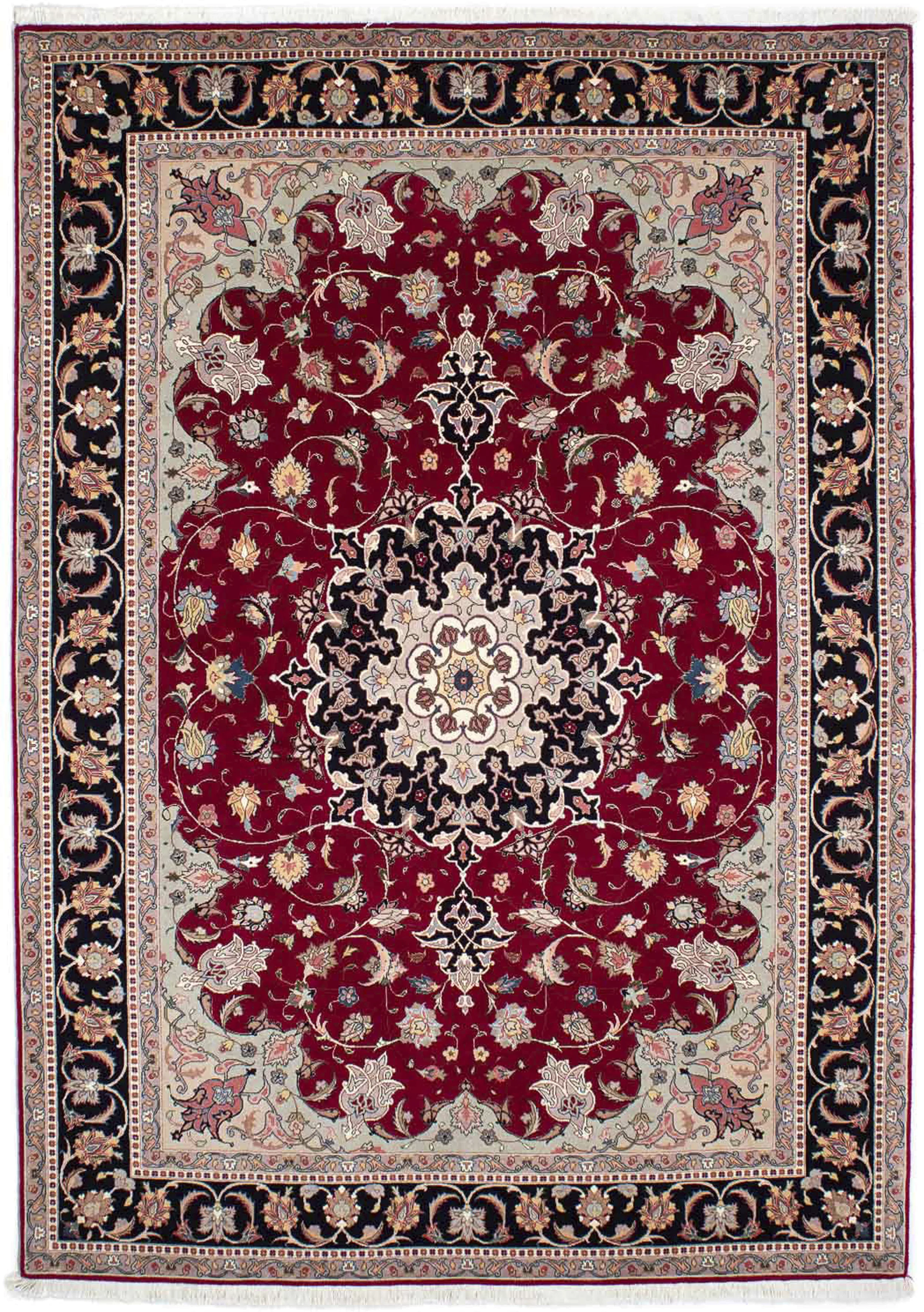 morgenland Orientteppich »Perser - Täbriz - Royal - 246 x 172 cm - dunkelro günstig online kaufen