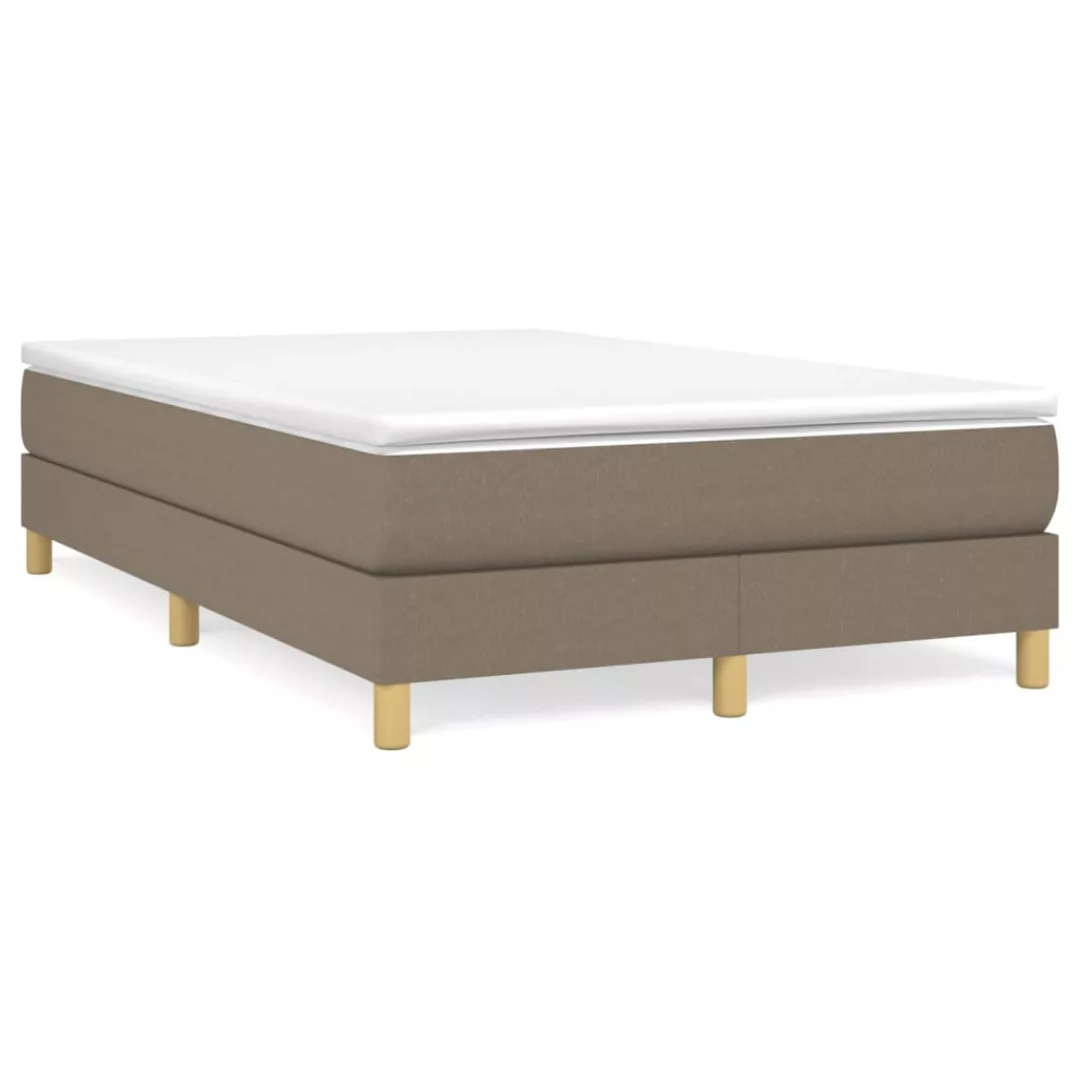 Vidaxl Boxspringbett Taupe 120x200 Cm Stoff günstig online kaufen