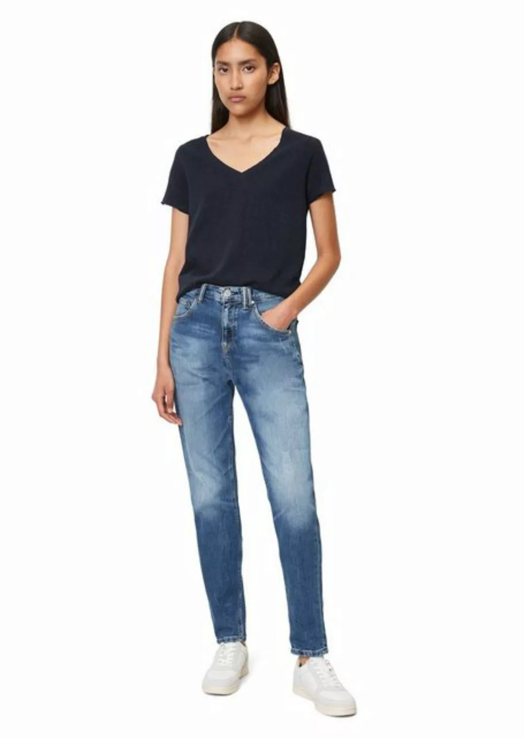 Marc O'Polo DENIM Boyfriend-Jeans aus Organic Cotton-Mix günstig online kaufen